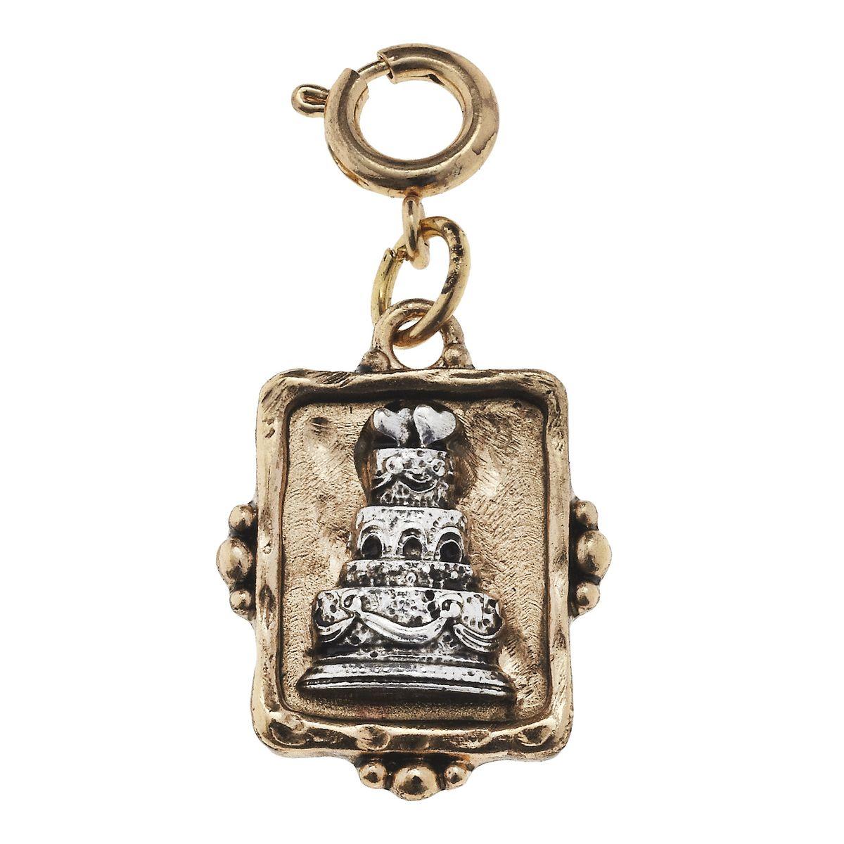 Square Cake Cabochon Charm