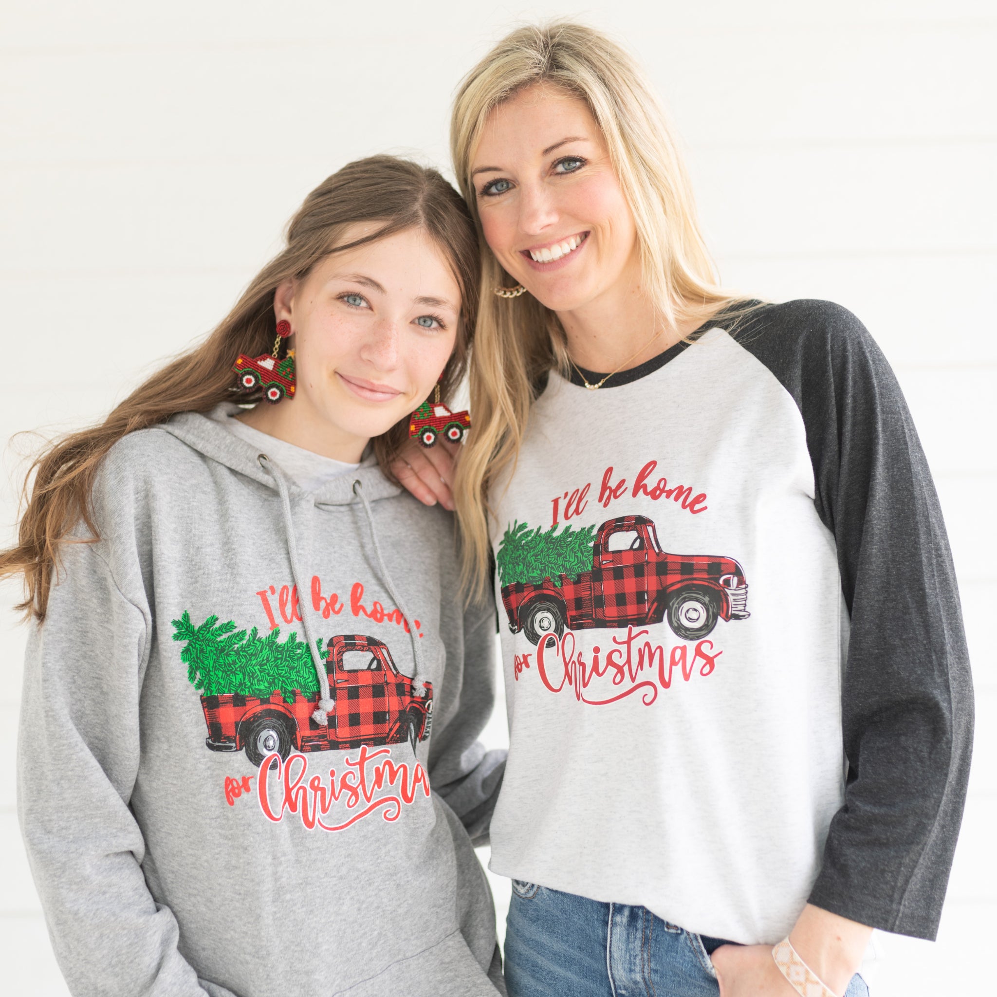 I'll be Home for Christmas 3/4 Sleeve T-Shirt XL