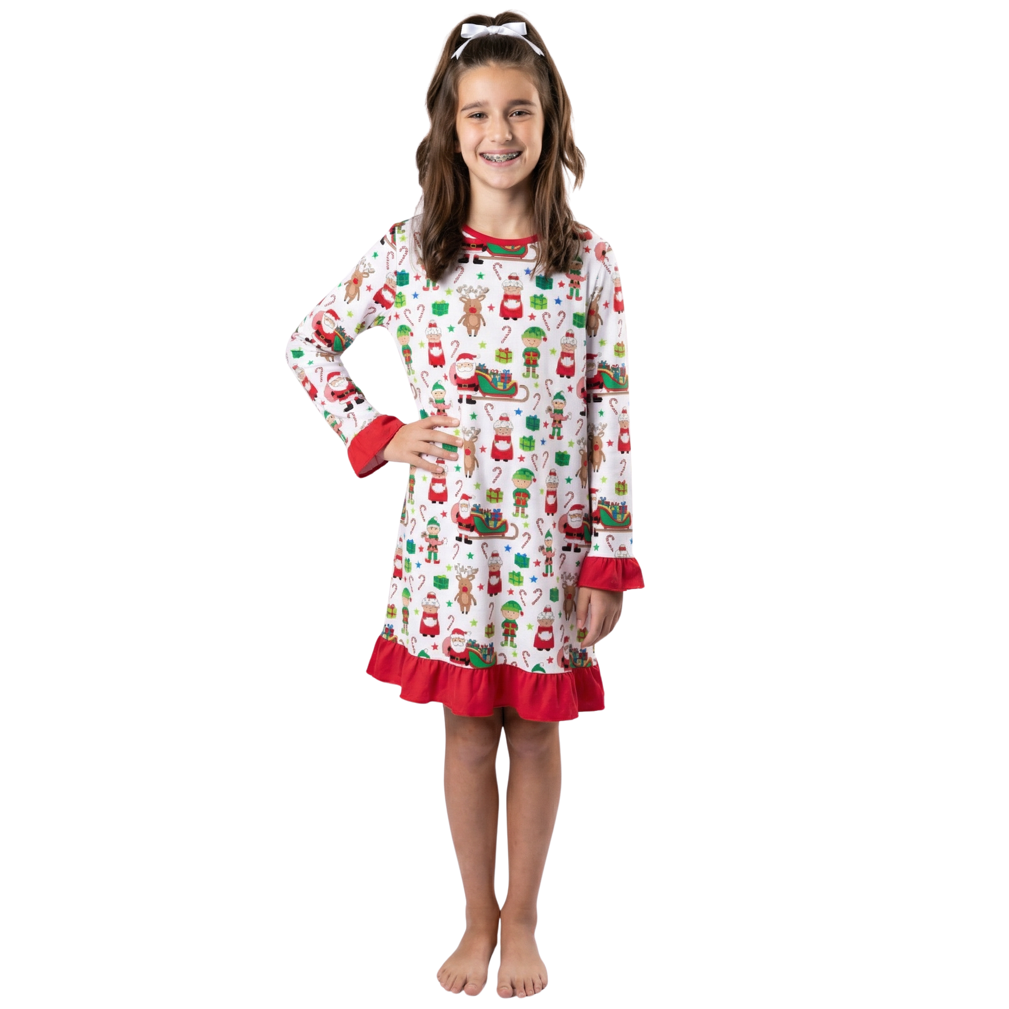Kids All Things Christmas Jammie Gown