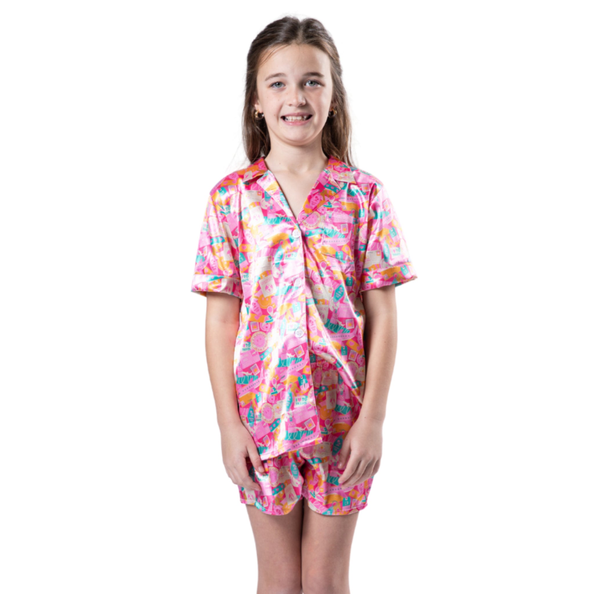 Kids Sweet Getaway Pajama Short Set