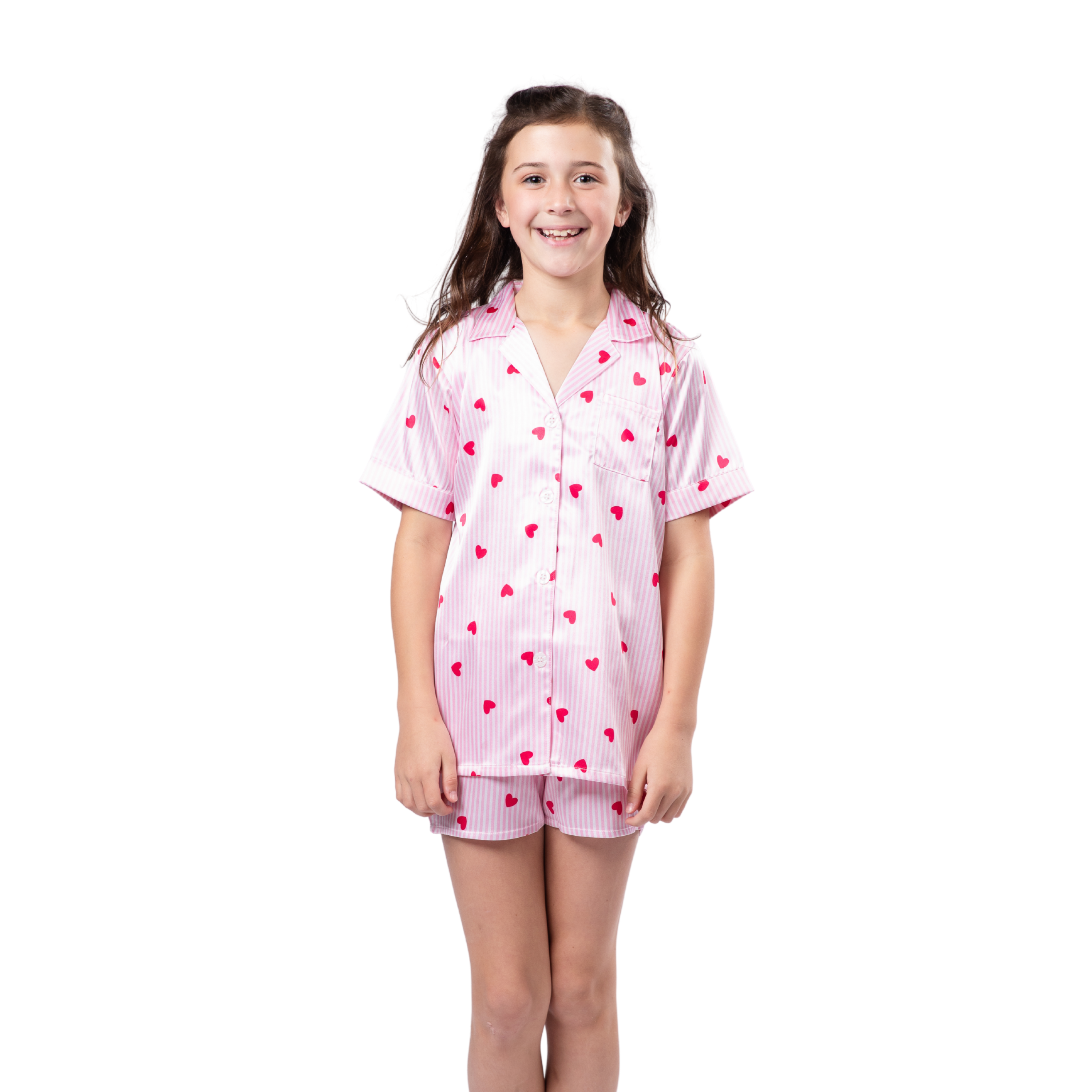 Kids With Love Satin Pajama Short Set
