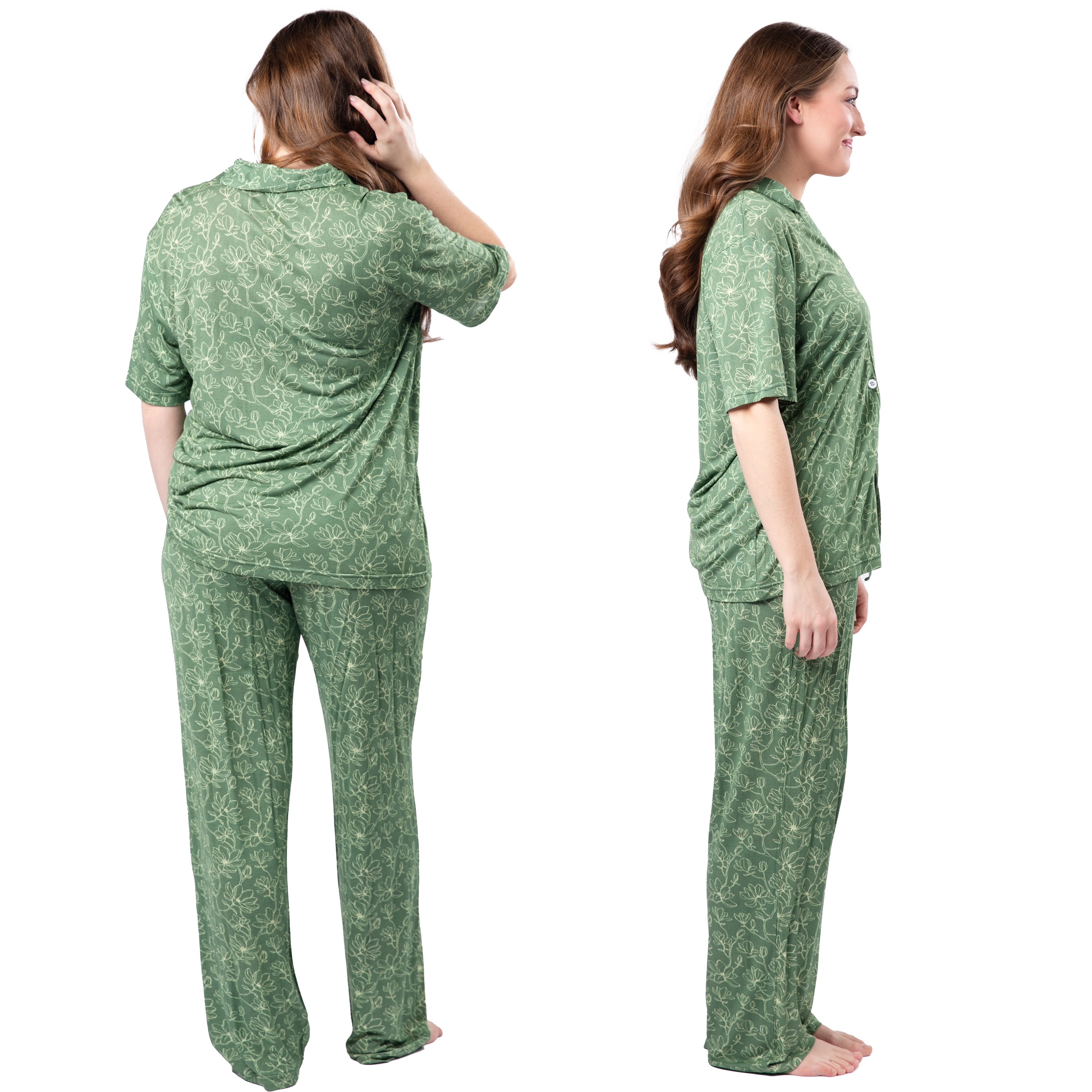 Heritage Bloom Bamboo Pajama Set