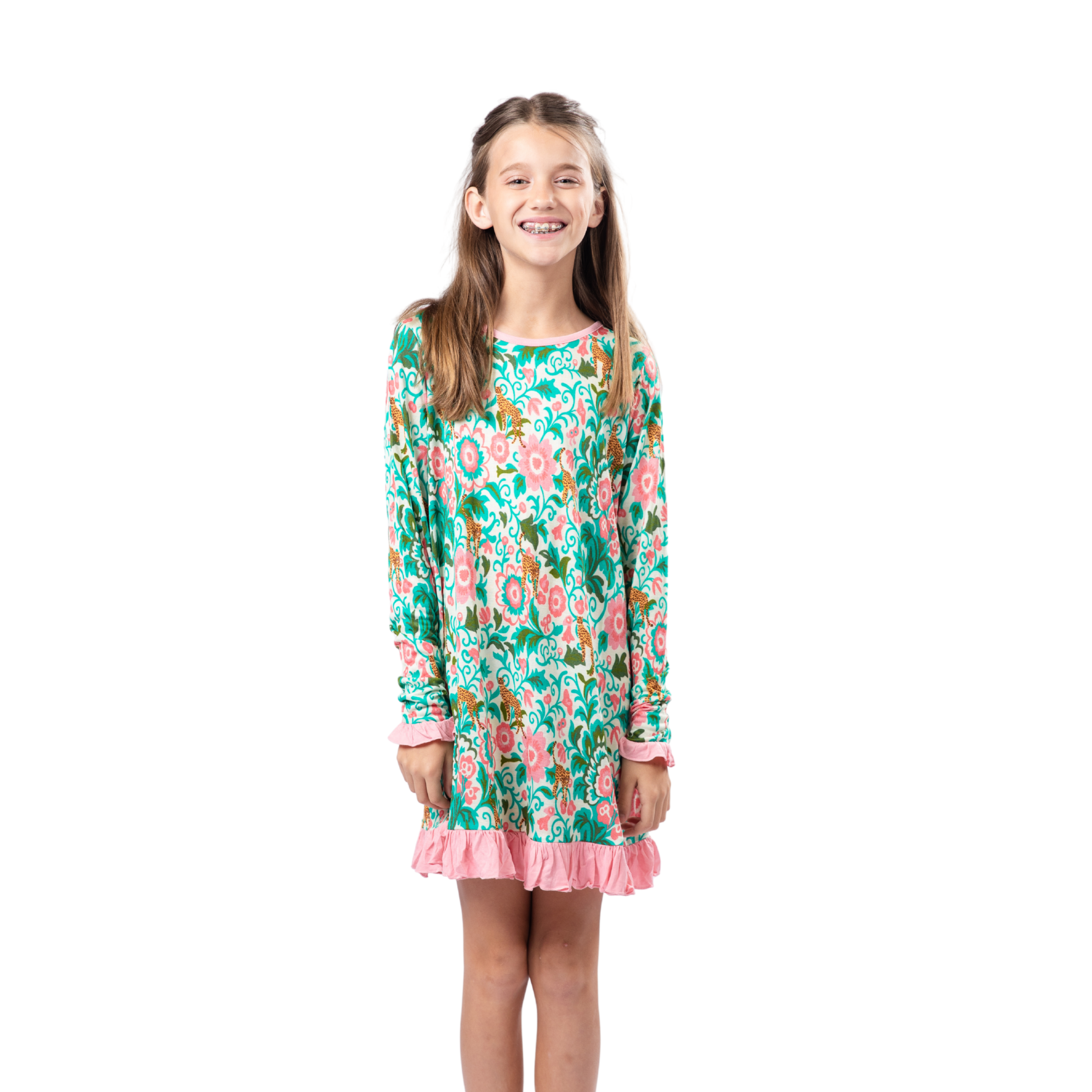 Kids Wild Blooms Bamboo Gown