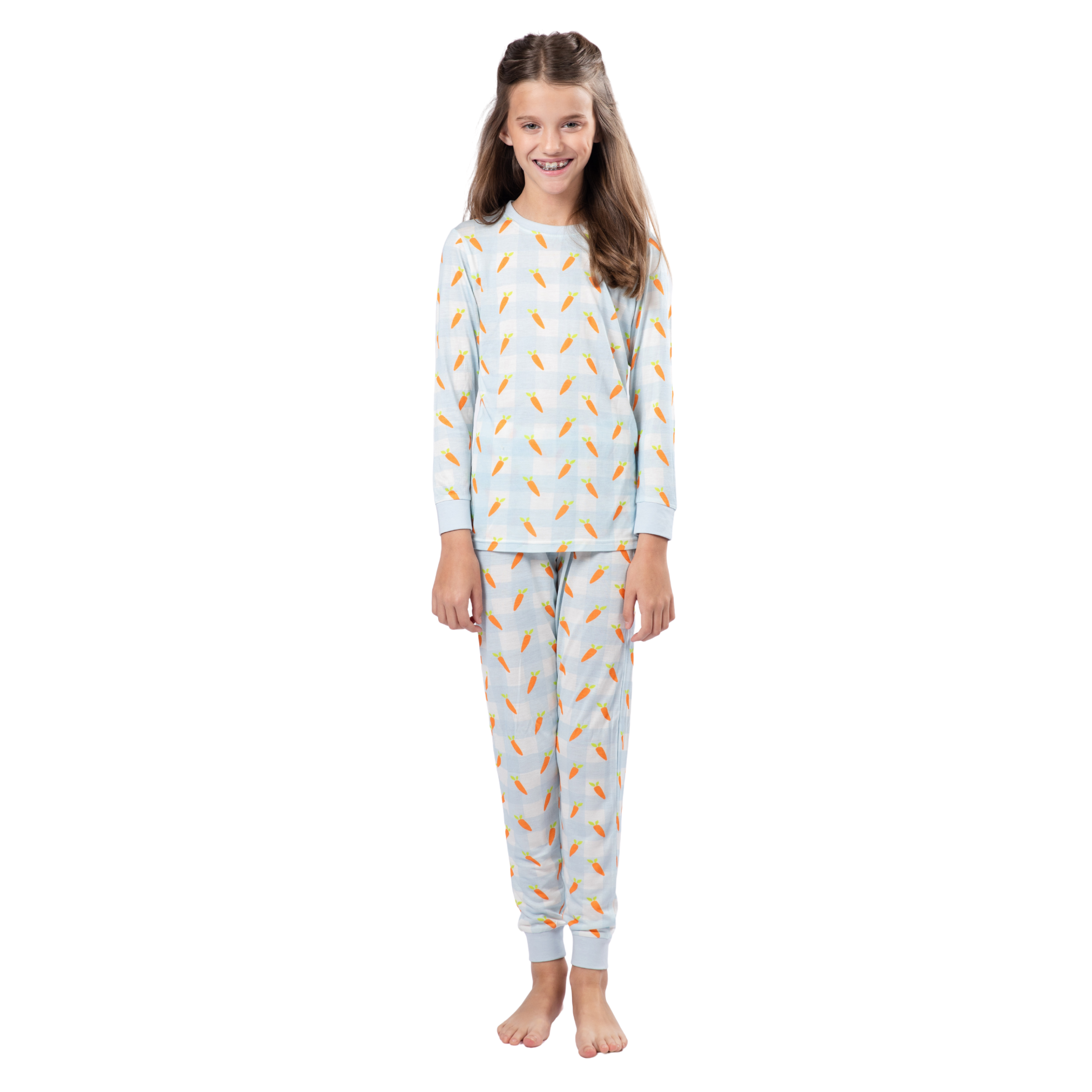 Kids Bunny Trail Bamboo Jogger Pant Set