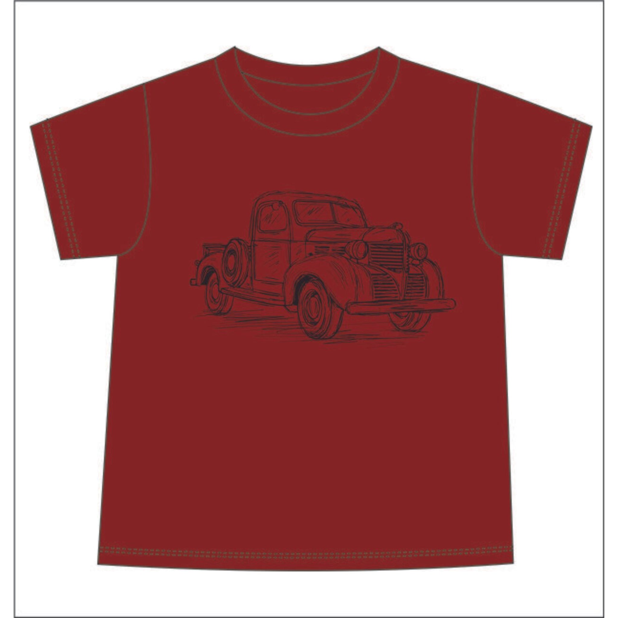 Kids Truck T-Shirt M
