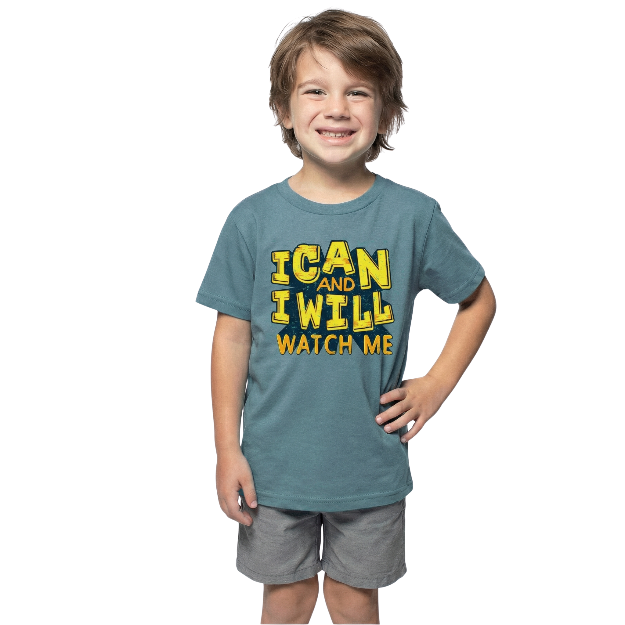 Kids I Can And I Will Watch Me T-Shirt