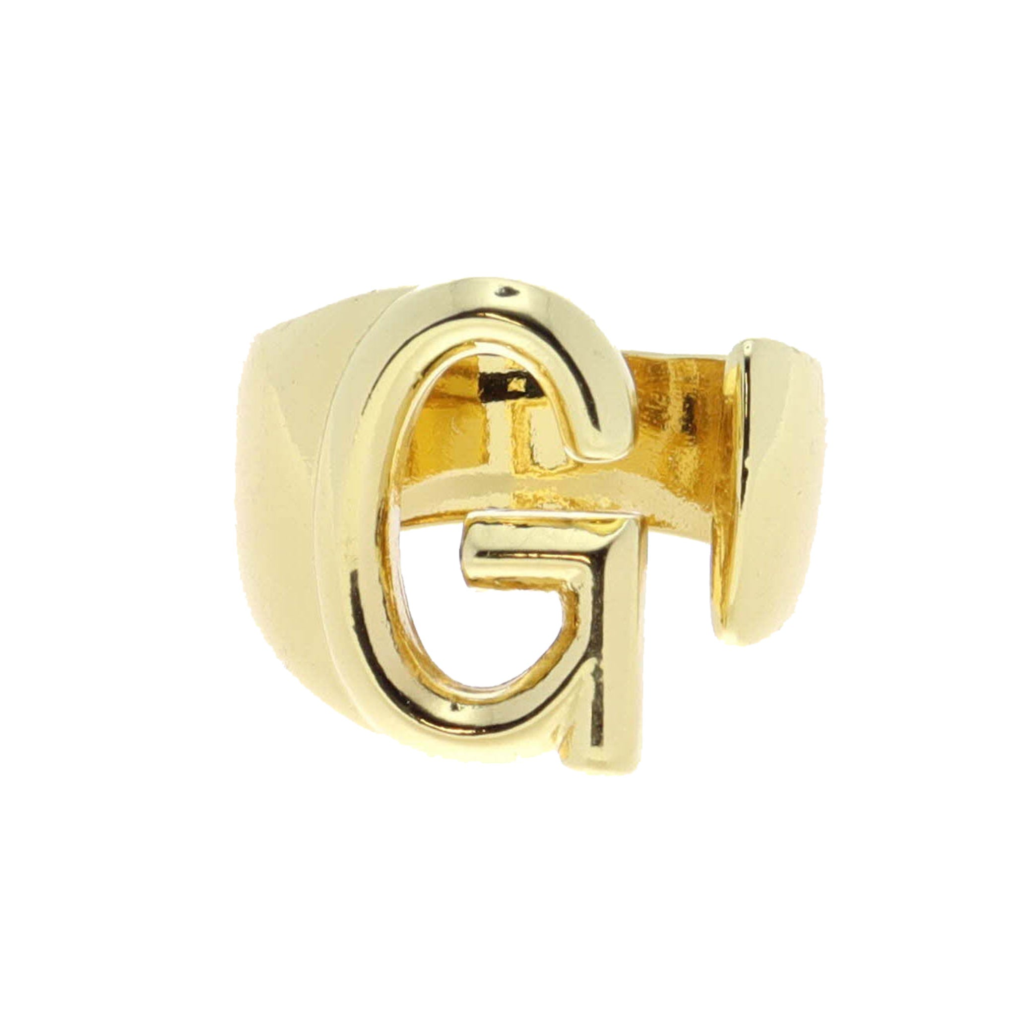 Gold Initial "G" Wrap Ring