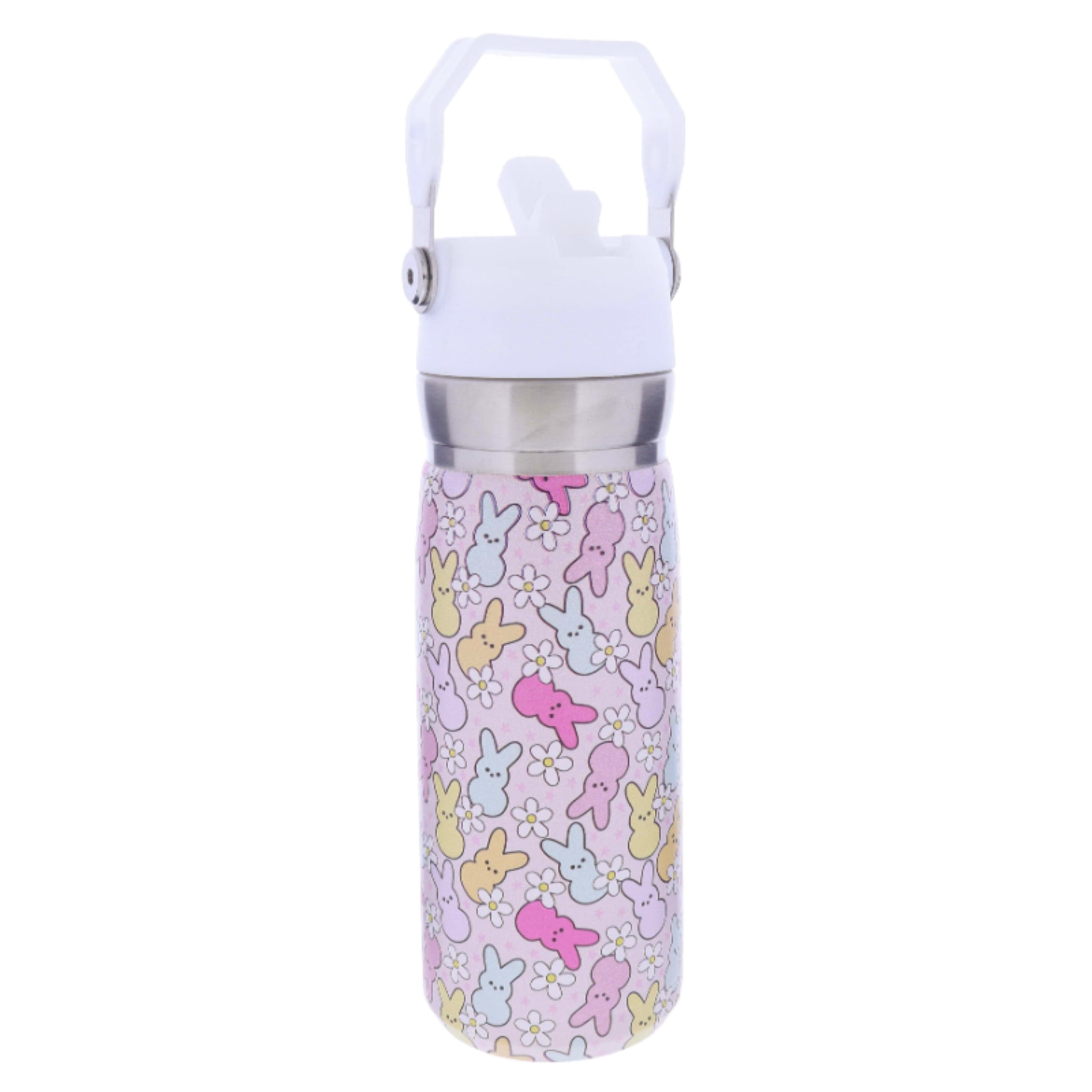 Peep This 22 Oz. Water Bottle With Straw Cap