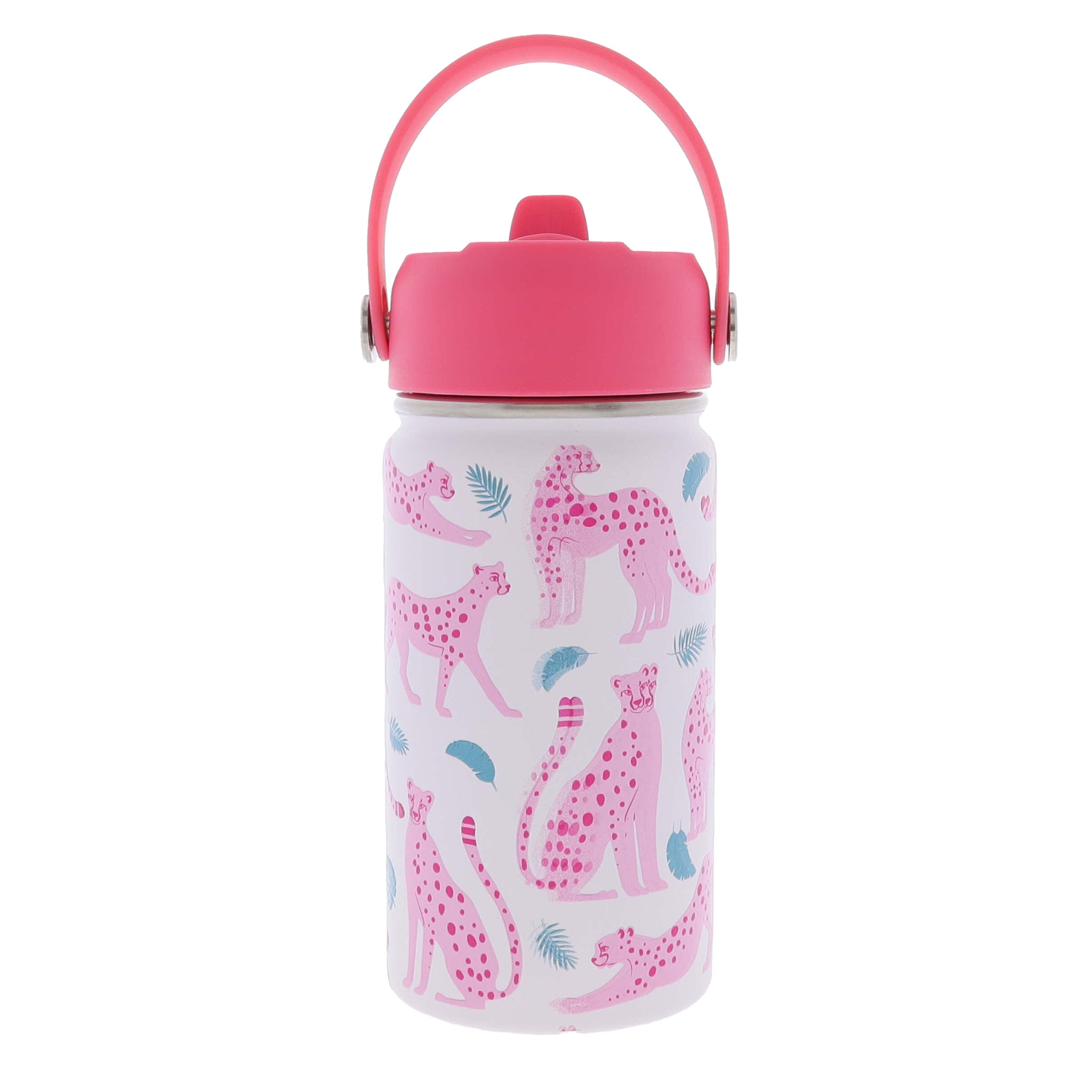 Kids See ya, cheetah 12 Oz. Bottle With Straw Cap