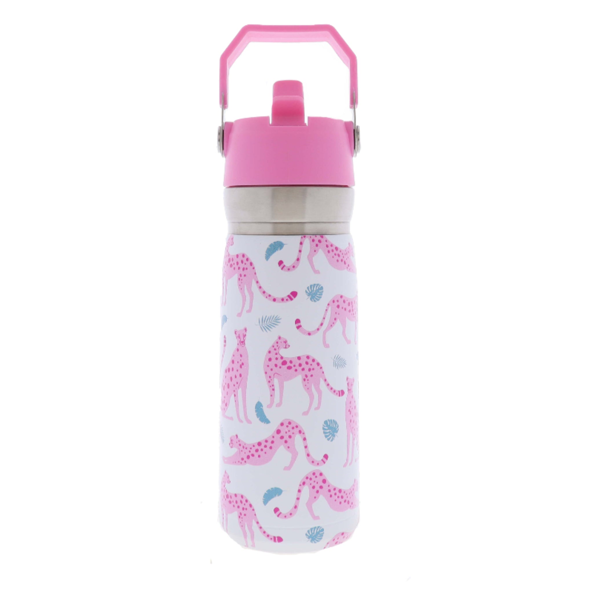See ya, Cheetah 22 Oz. Water Bottle With Straw Cap