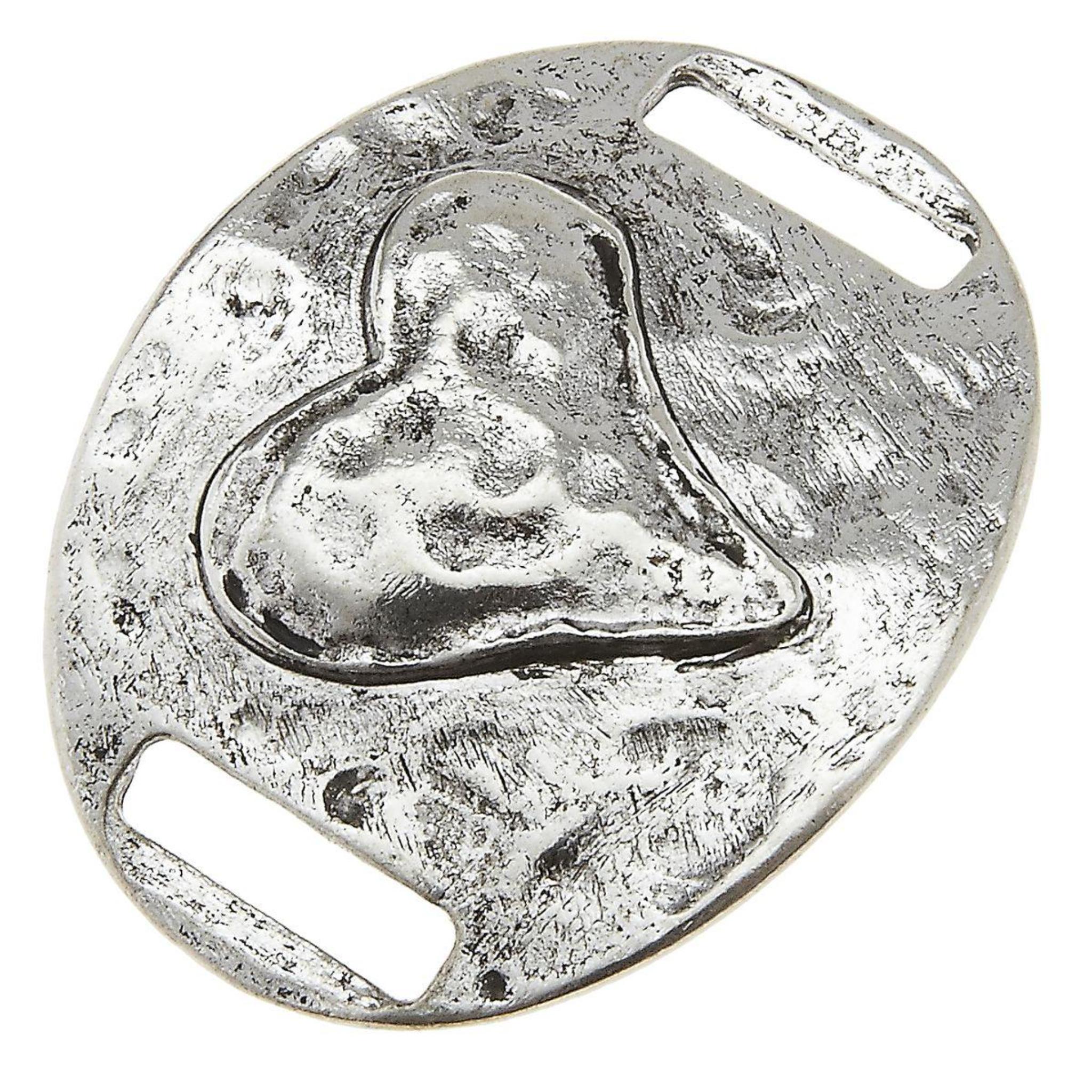 Antique Silver Heart Slide