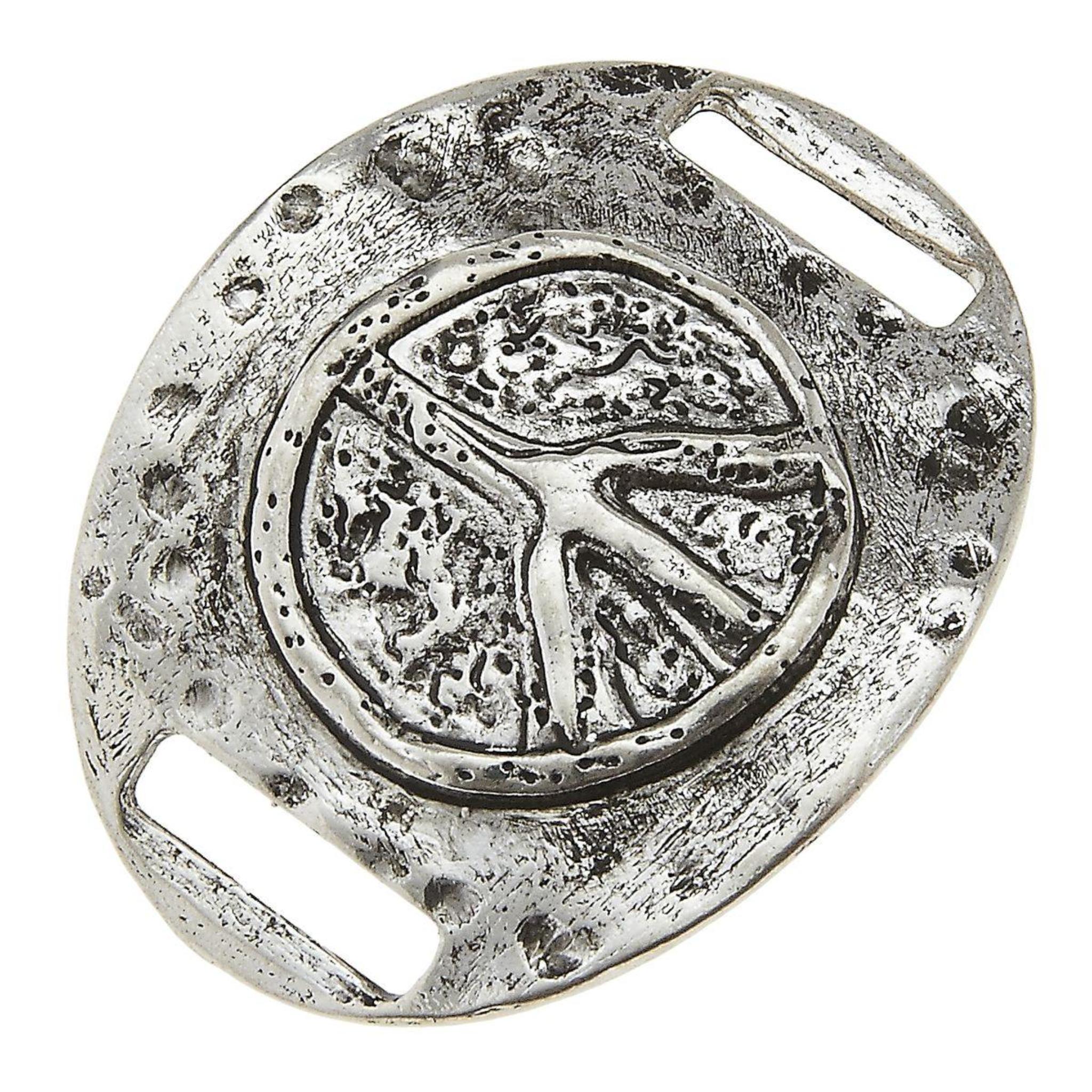 Antique Silver Peace Slide