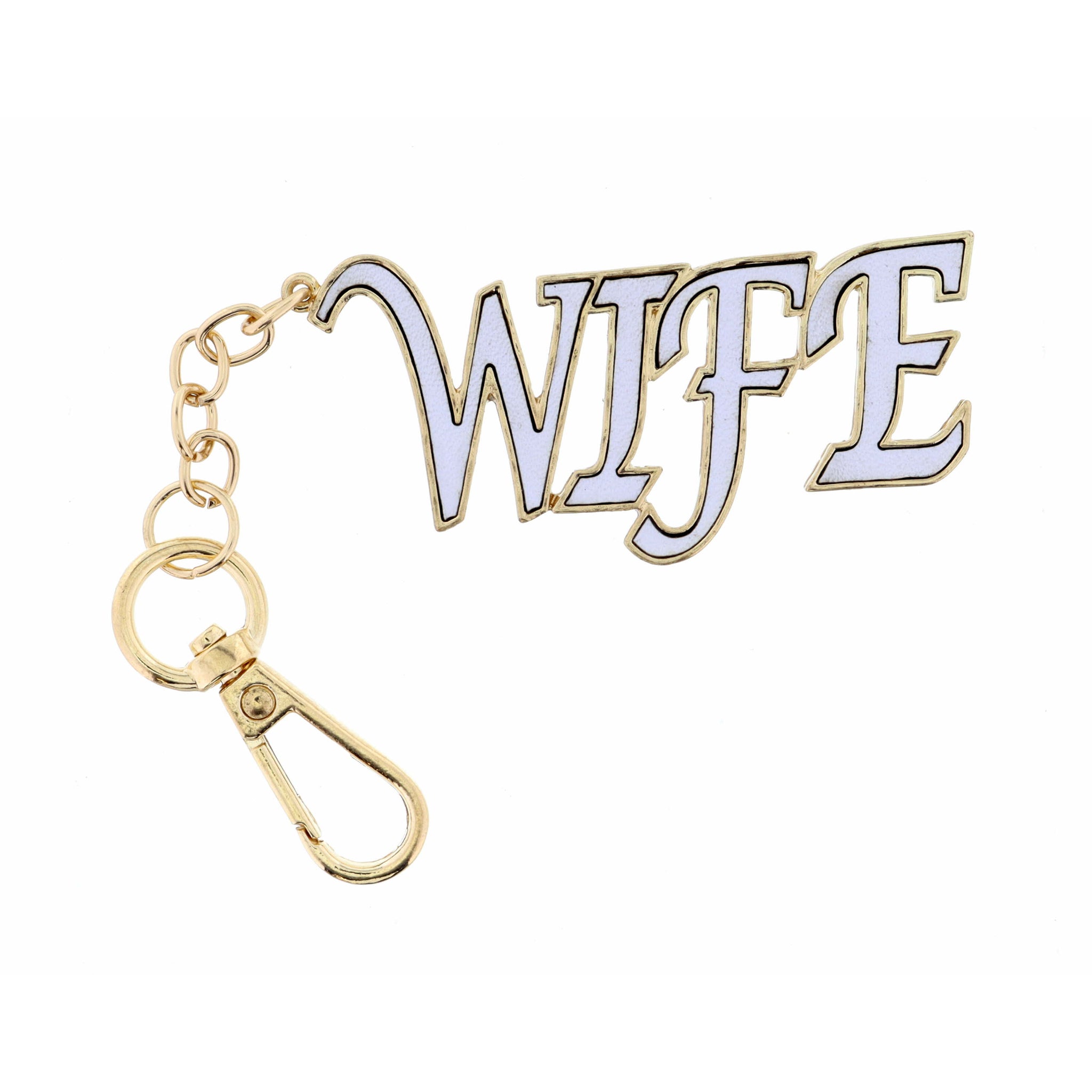 Wife Leather Keychain