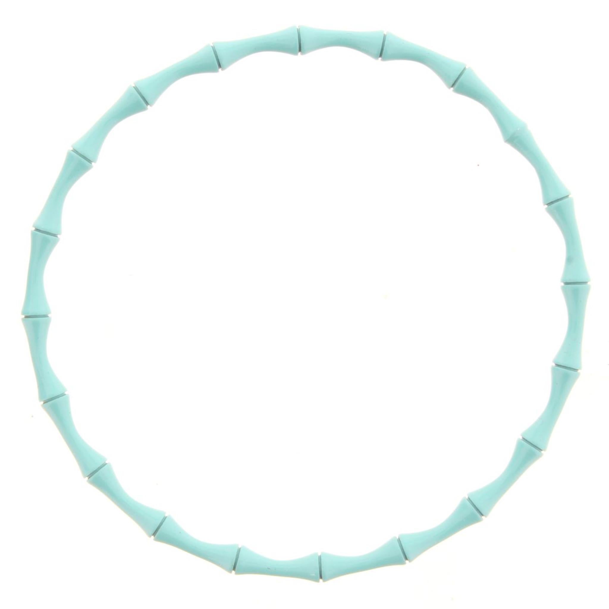 Turquoise Bambo Bangle Bracelet