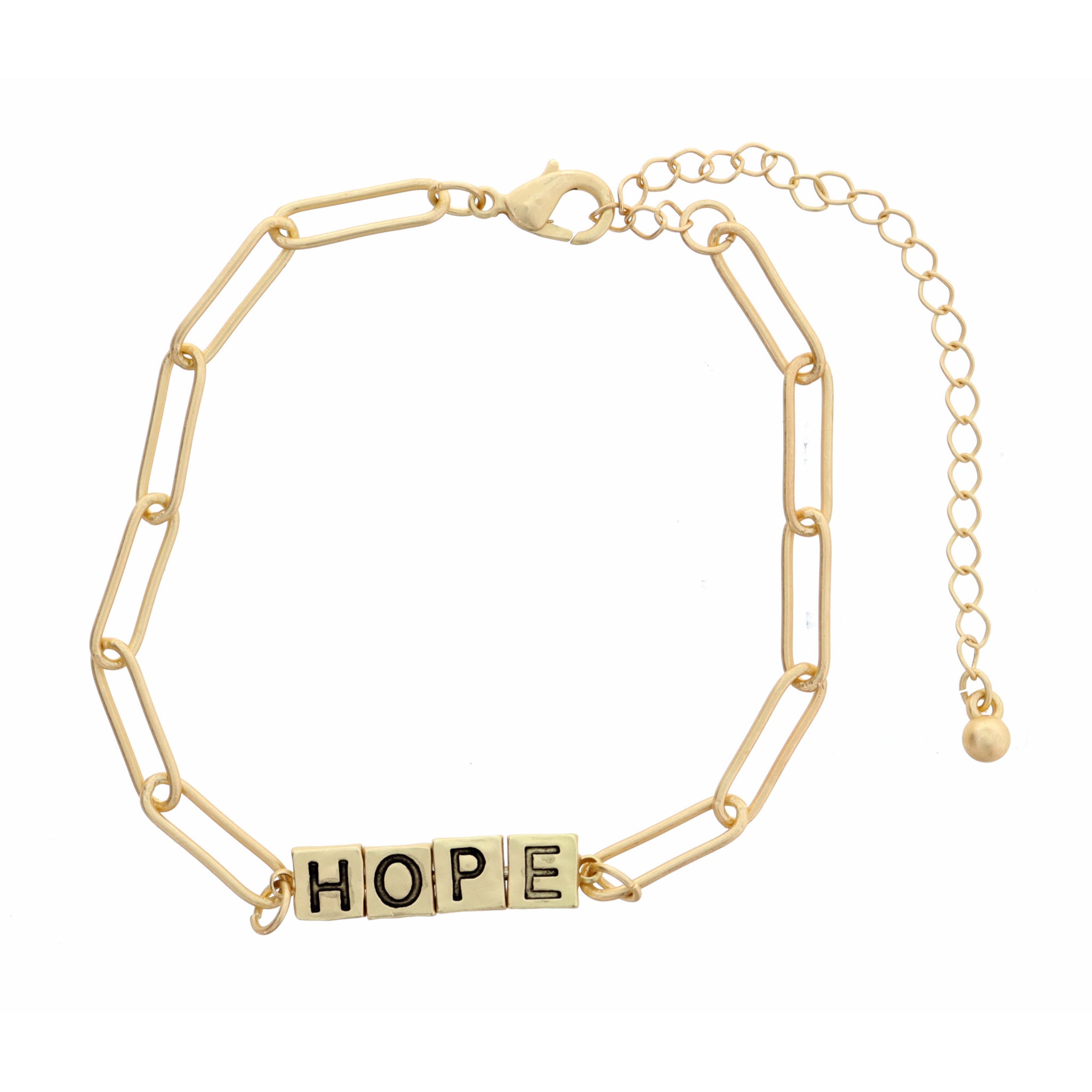 Hope Word Bar Bracelet