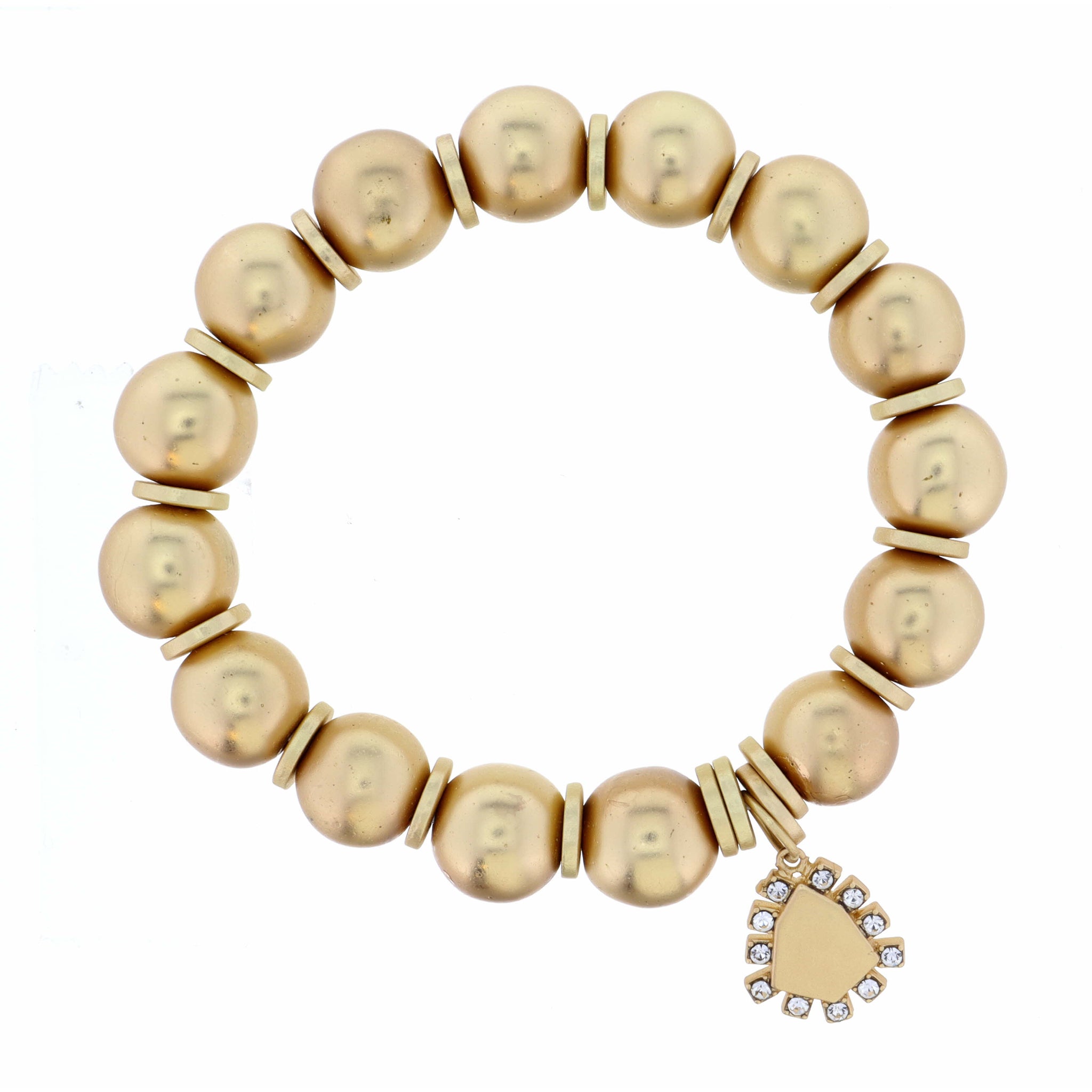 Shield with Crystal Accents Bracelet