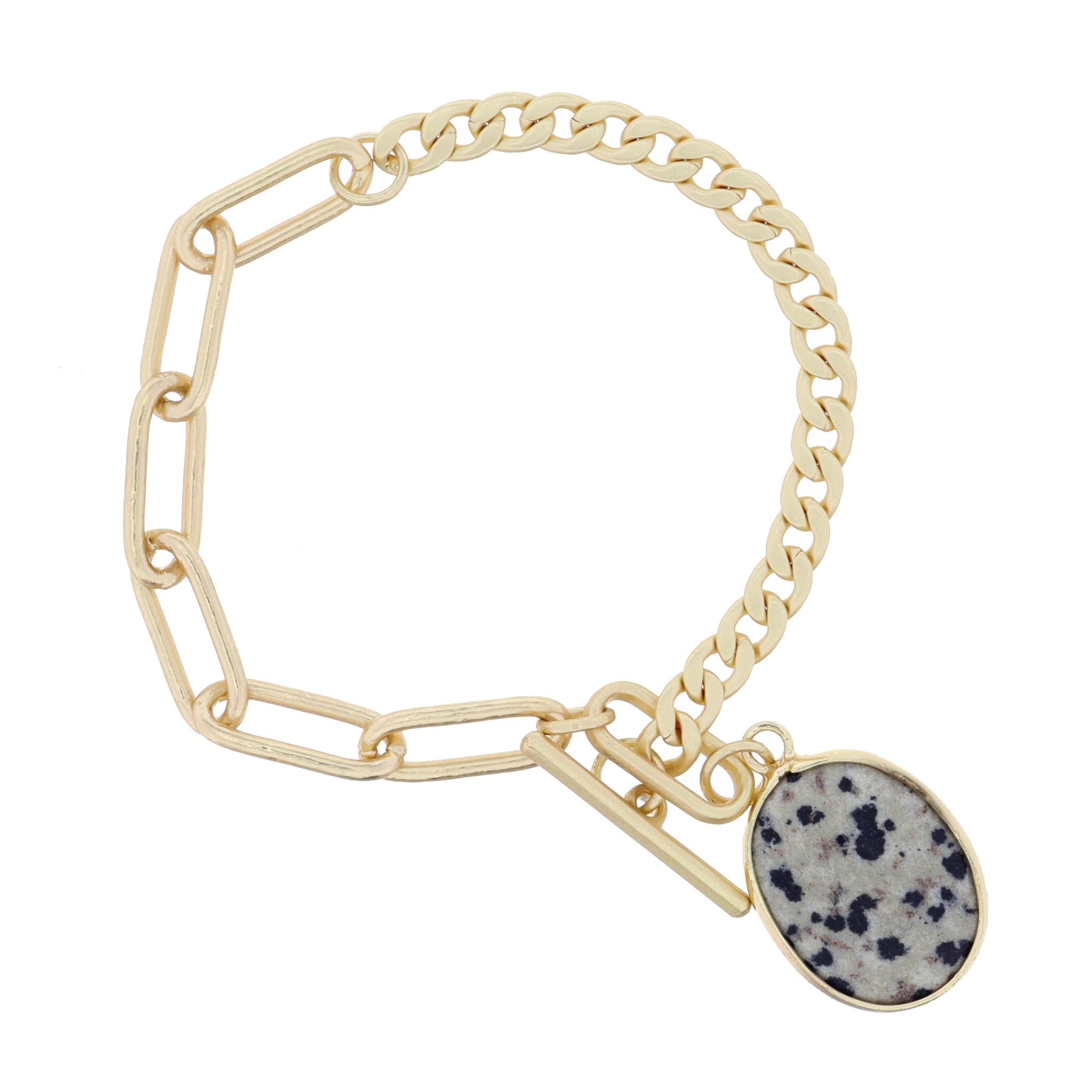 Dalmatian Pendant Bracelet