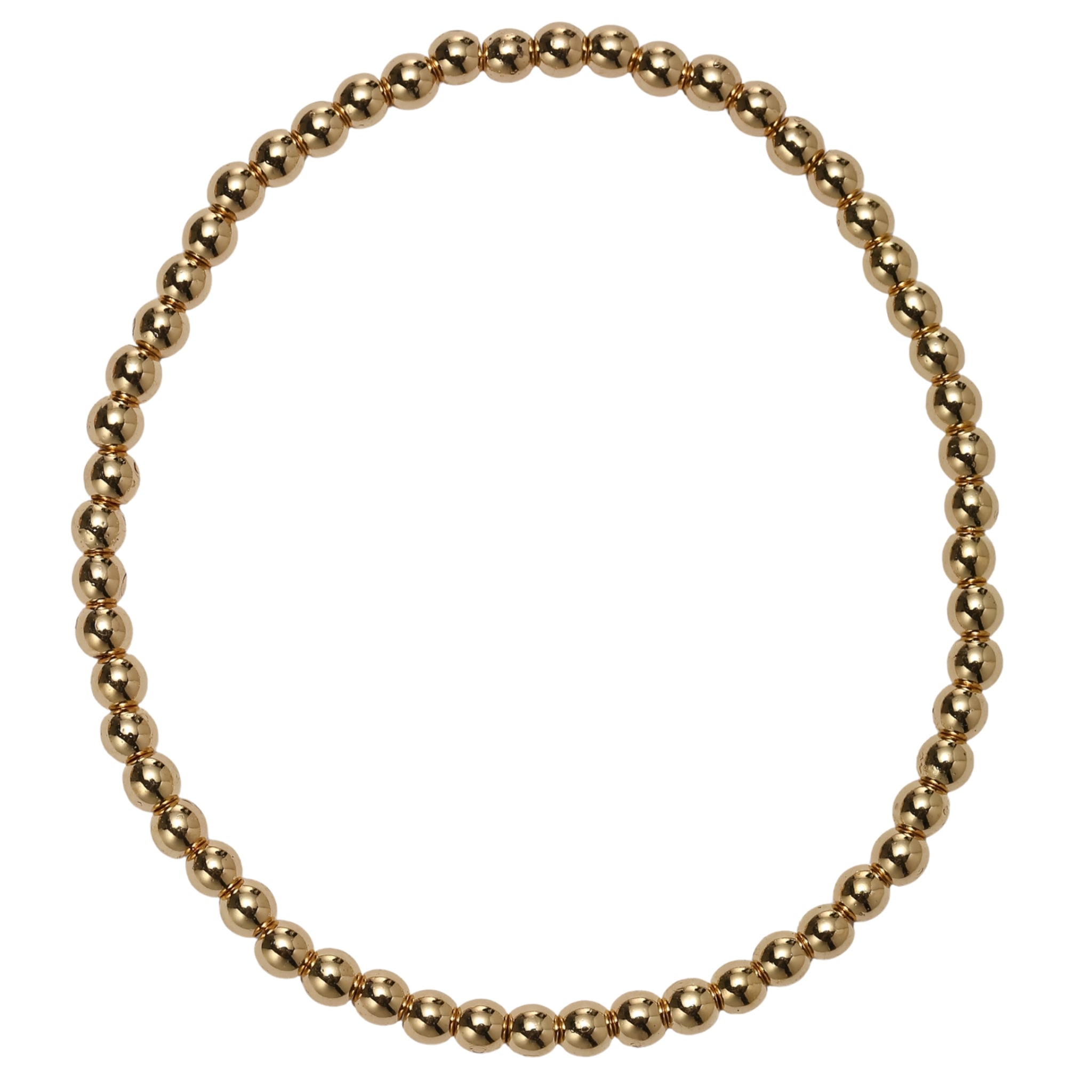 Gold Small Beaded Bracelet