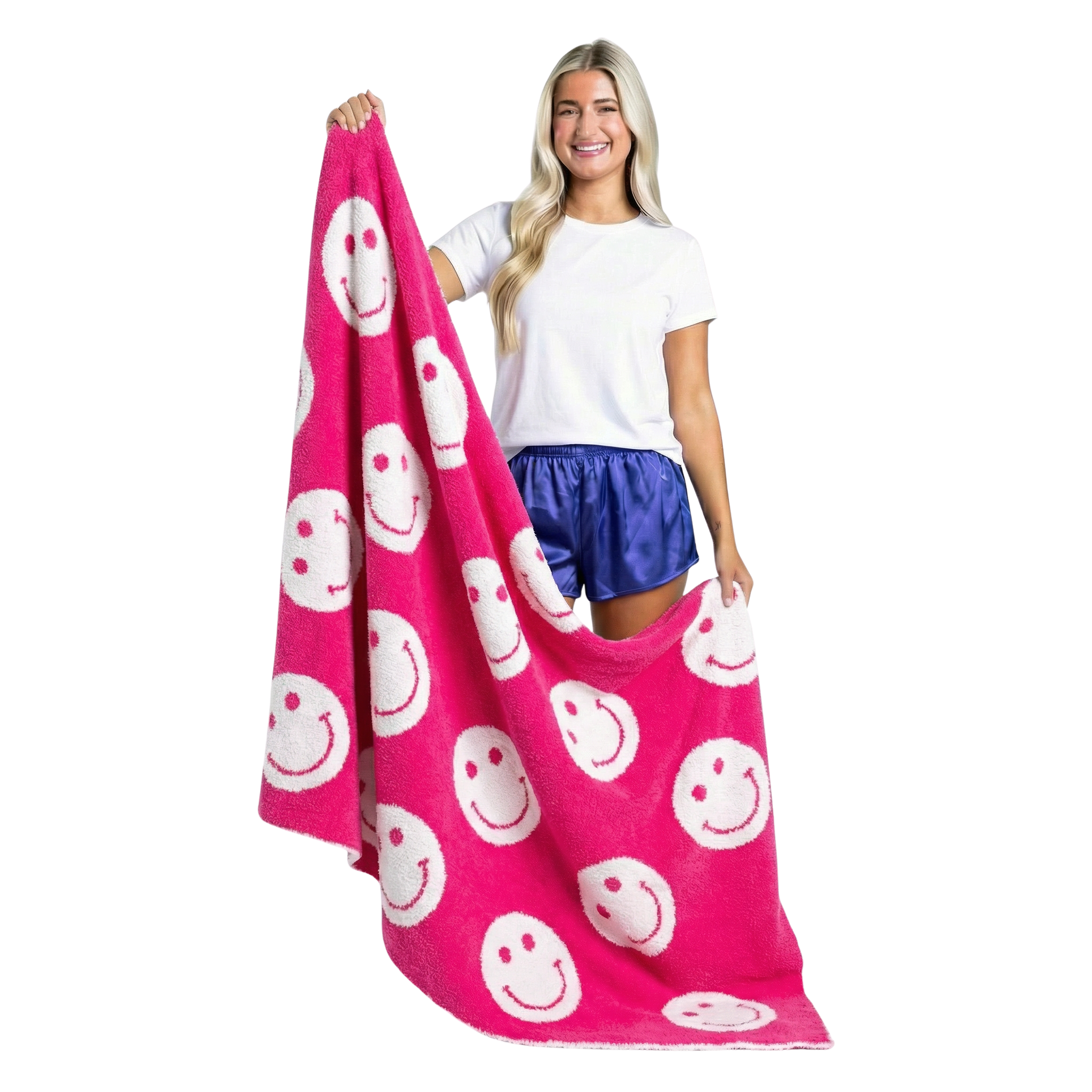 Sweet Smiles Blanket - Luxury Polyester Throw 50" x 60"