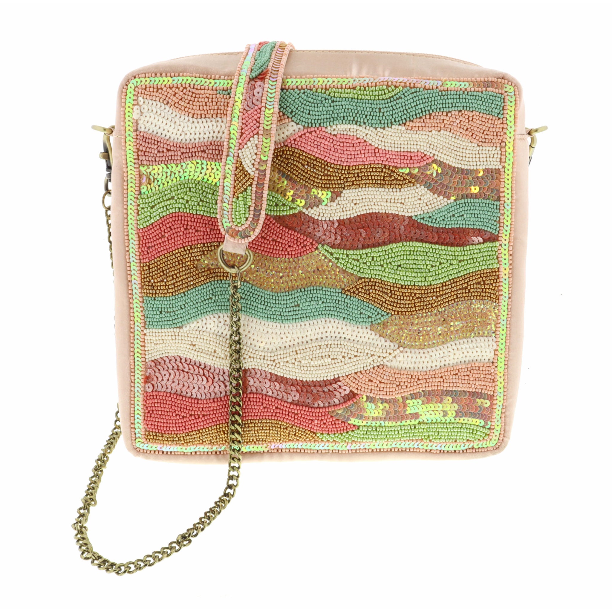 Wavey Beaded Purse
