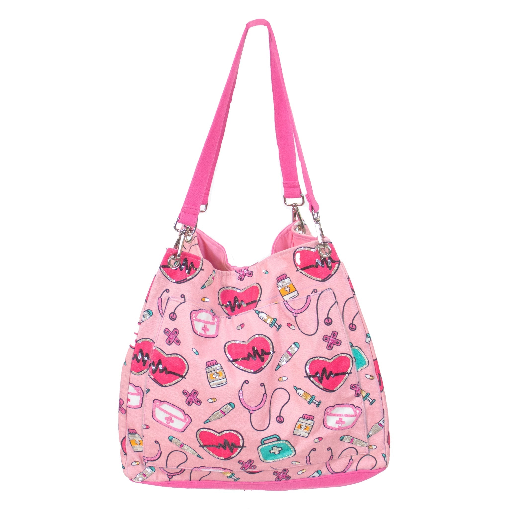 In My Nurse Era Tote Bag - Cotton Acrylic Blend Nurse Tote