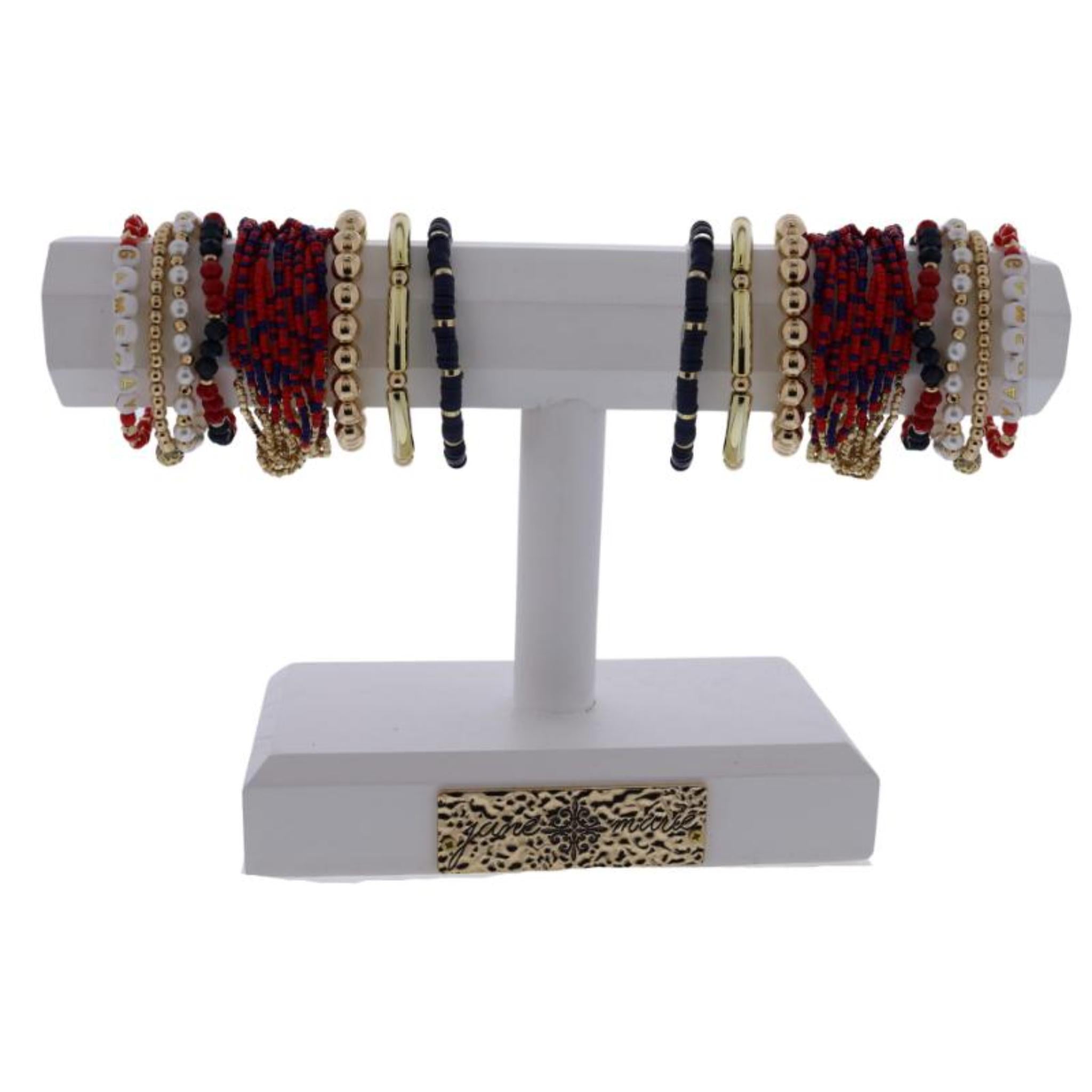 Navy 'N Red Bracelets, No Display Package