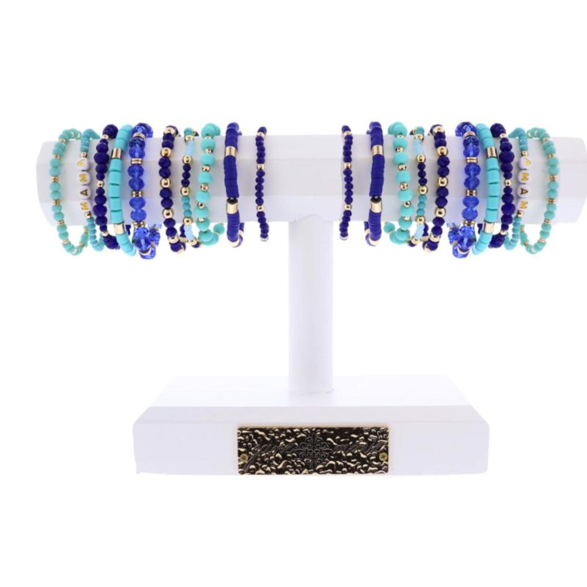 Oceans Of Blue! Bracelets, No Display Package