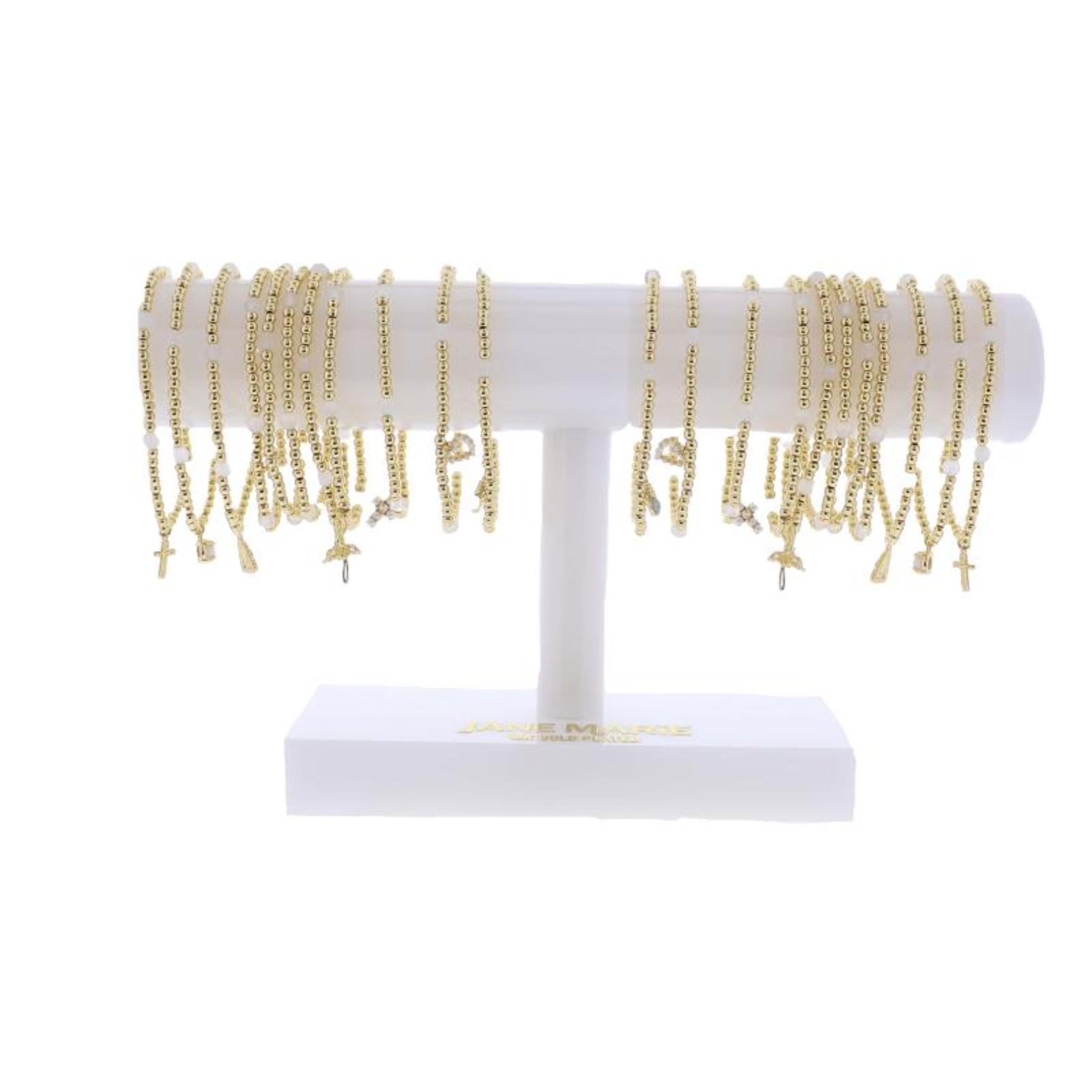 Kids Golden Sweetheart Bracelets, Dispay Package