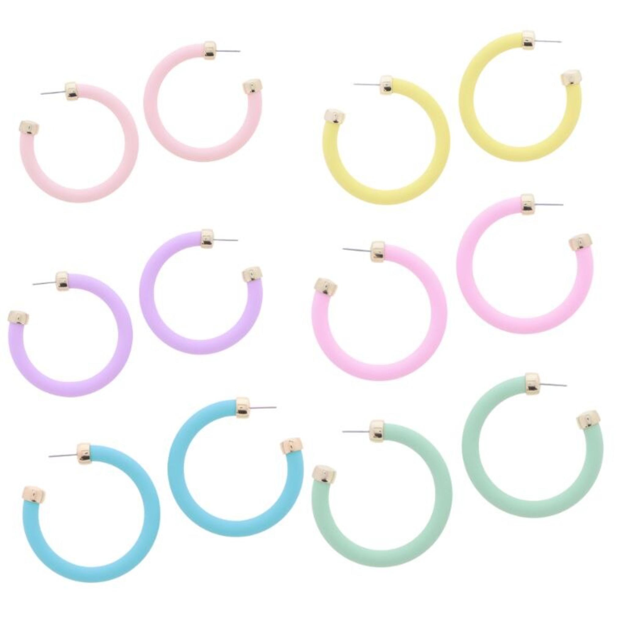 Pastel Earrings, No Display Package