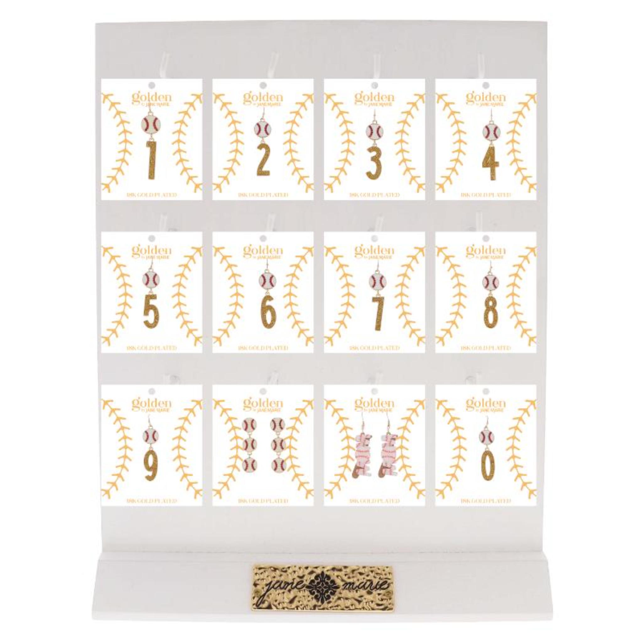 Baseball Season! Earrings, Display Package