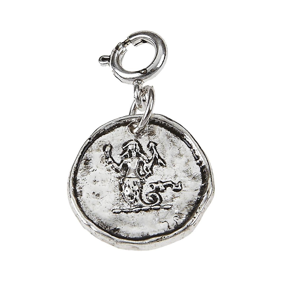 Light Antique Silver Mermaid Wax Casting Charm