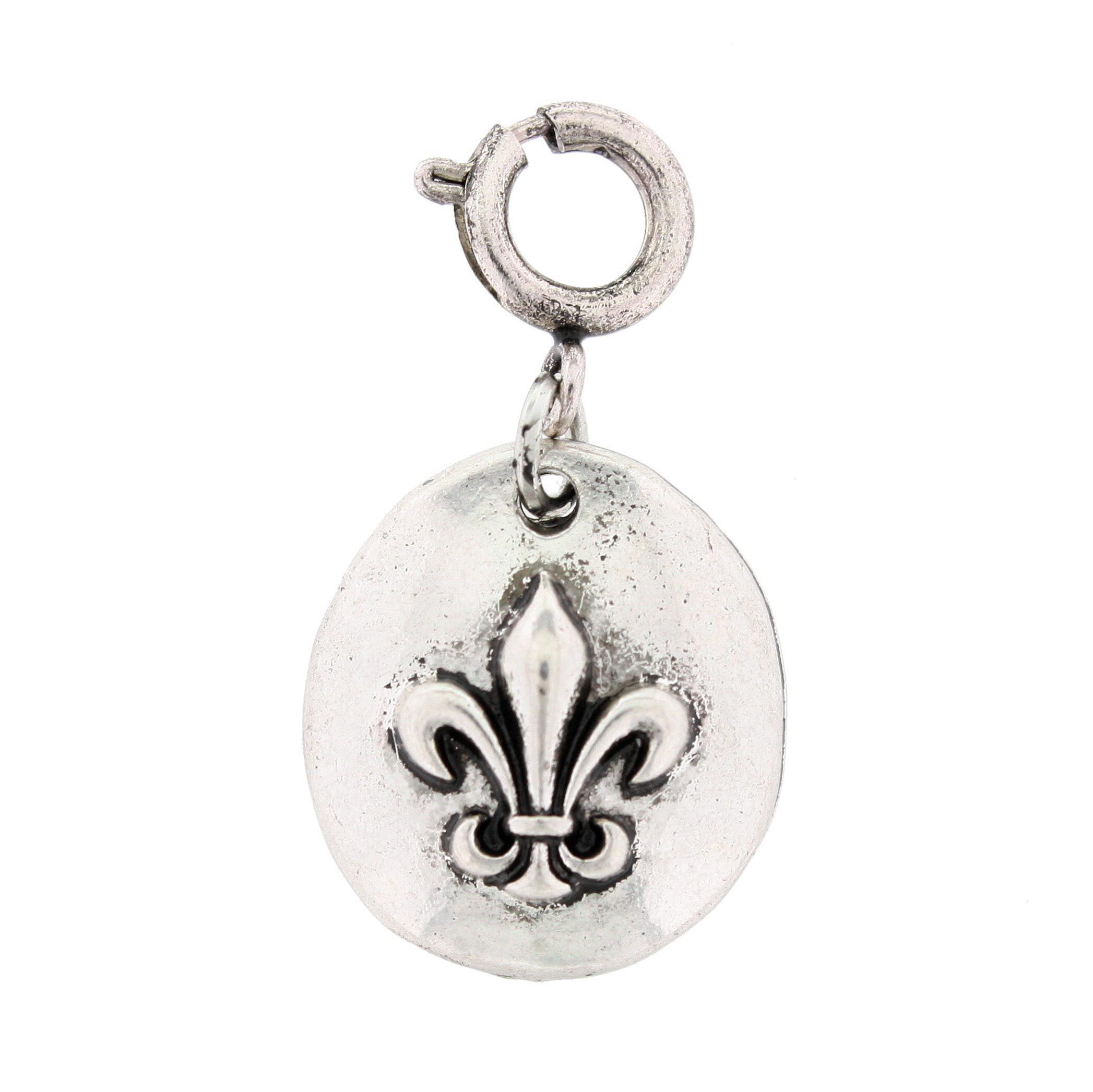 Silver Fleur De Lis Charm