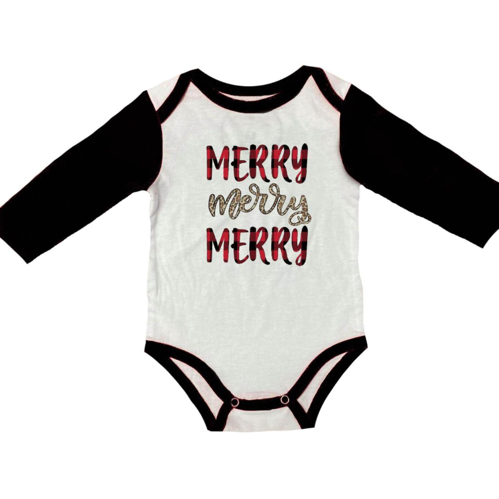 Kids Merry, Merry, Merry Baby Onesie 12MO
