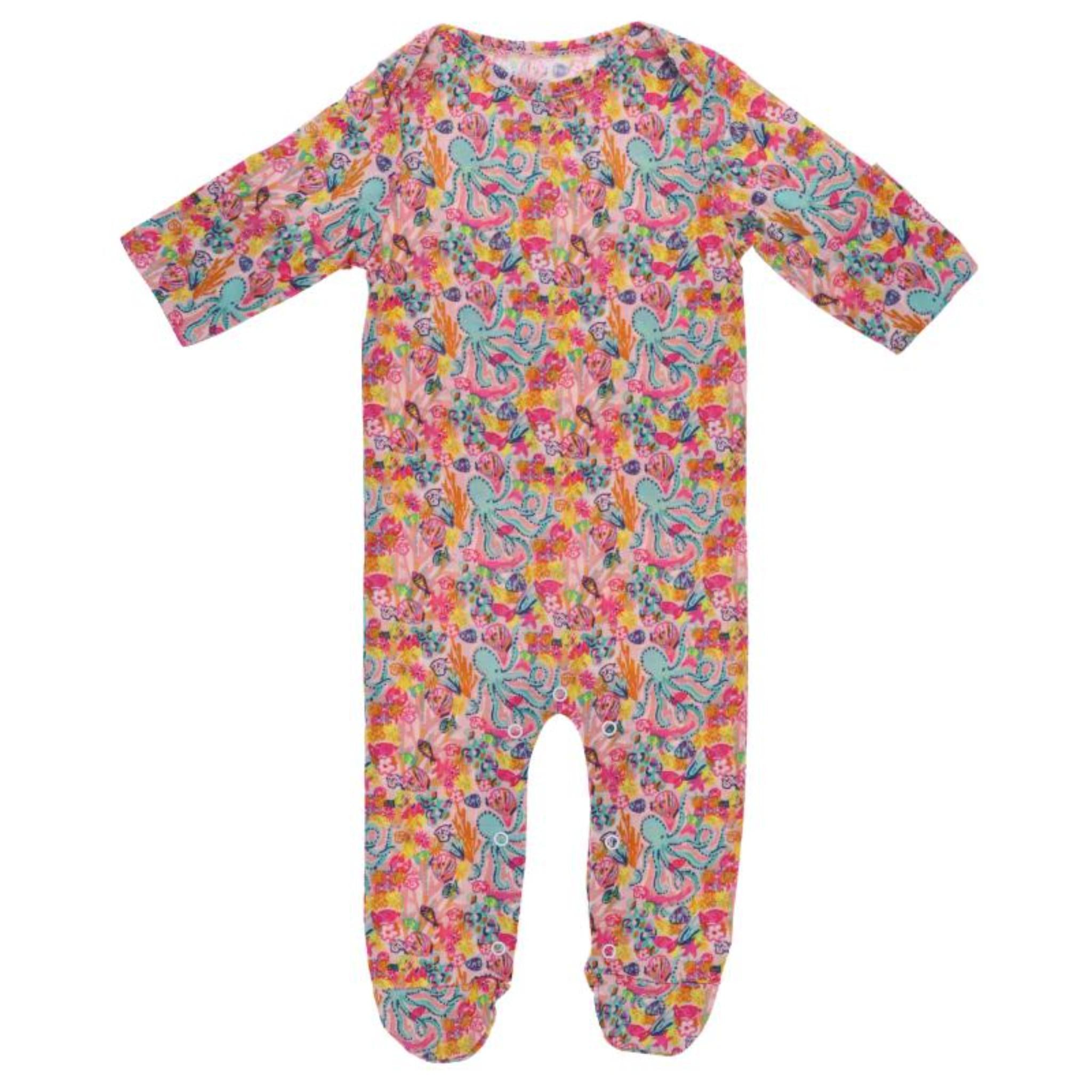 Infant Ocean Jungle Jammie Onesie 18MO