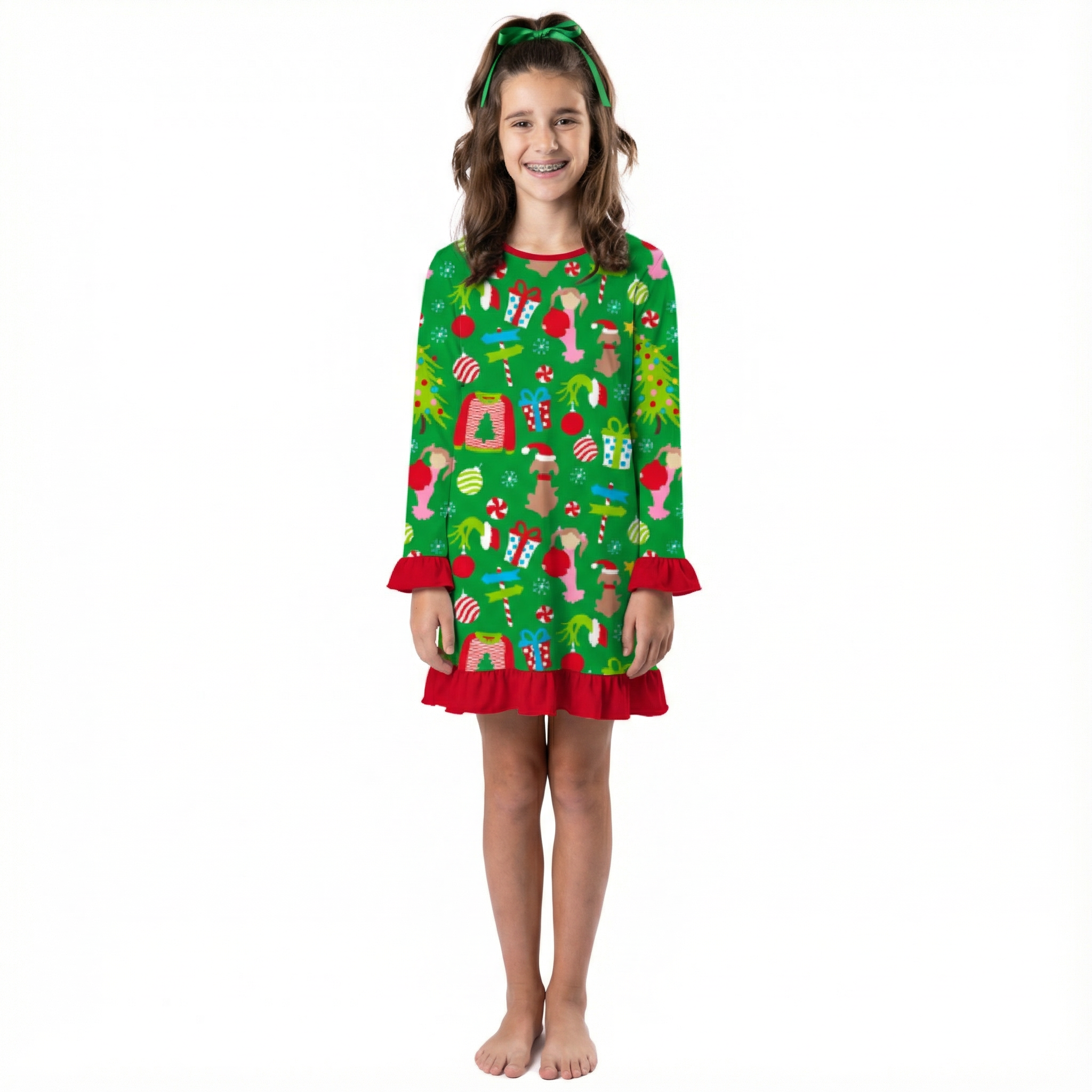 Kids Merry Whatever Jammie Gown