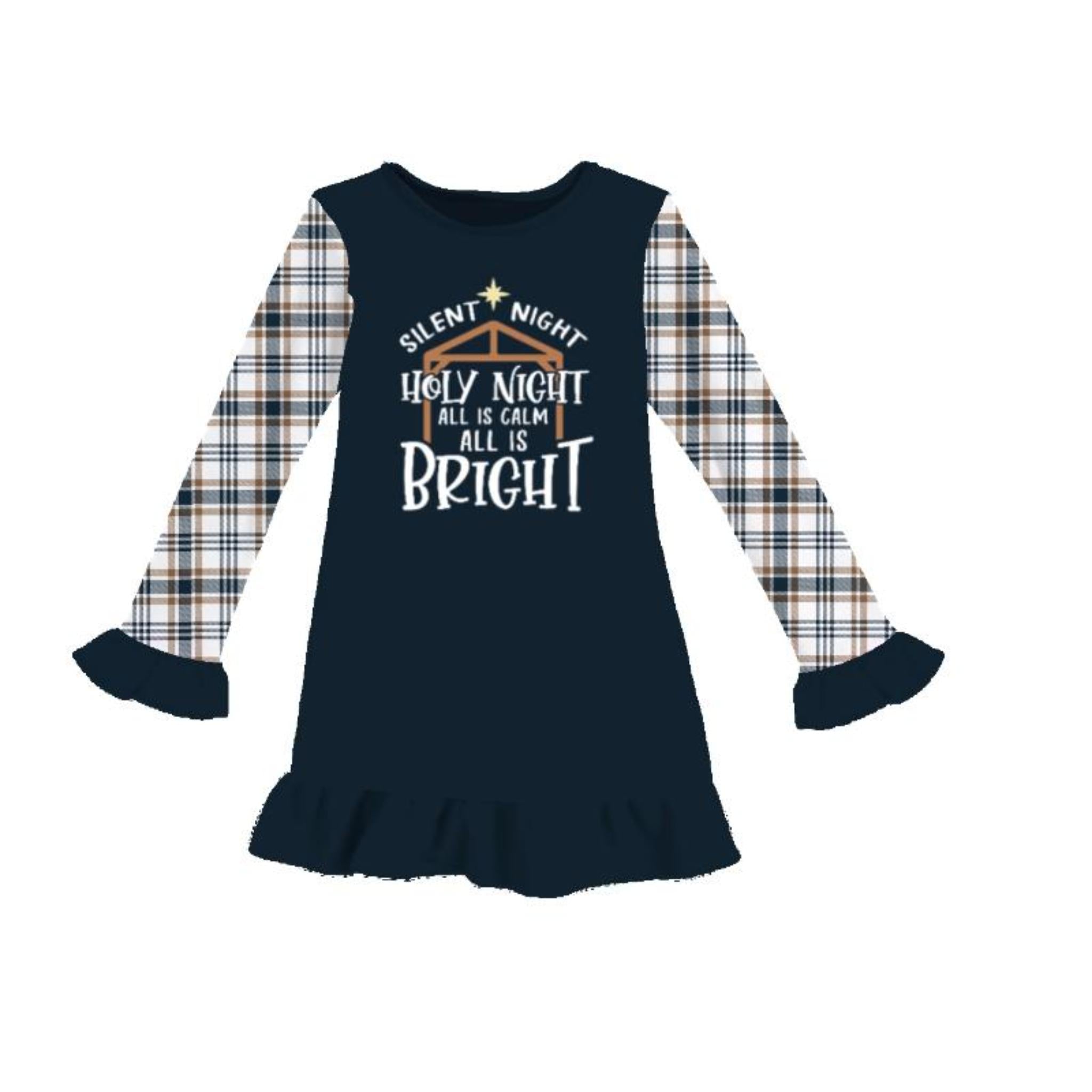 Kids Silent Night Jammie Gown XS