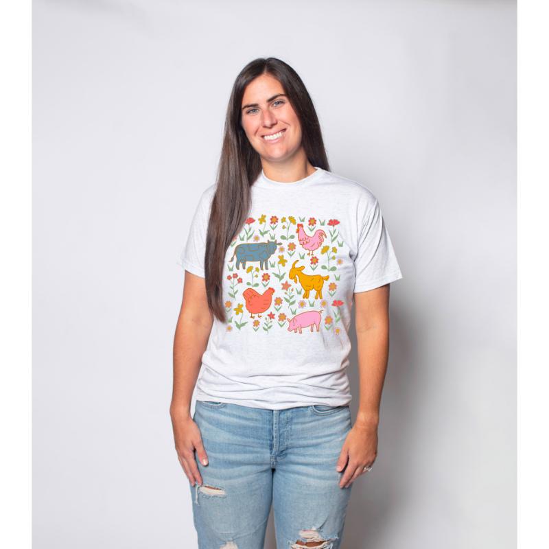 Farm Animals in Pasture T-Shirt