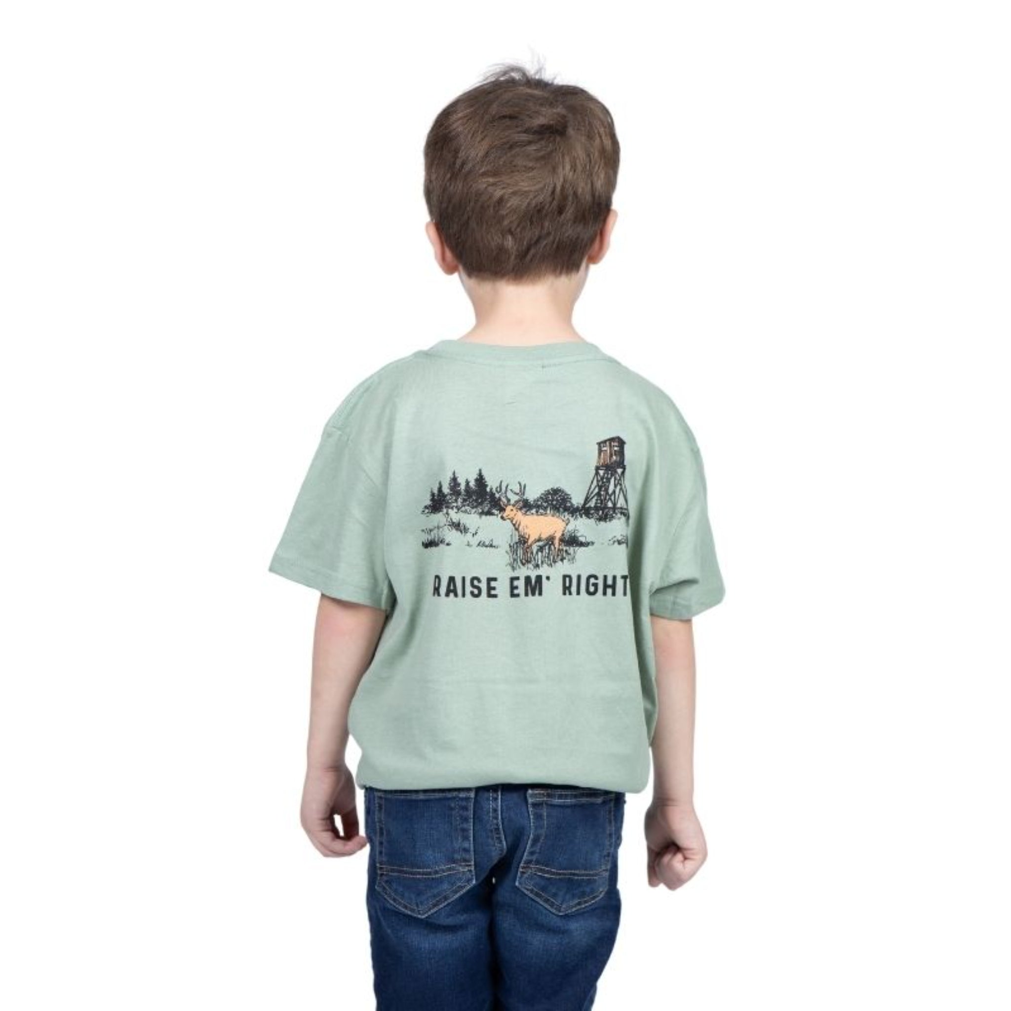 Kids Raise Em' Right T-Shirt 2T