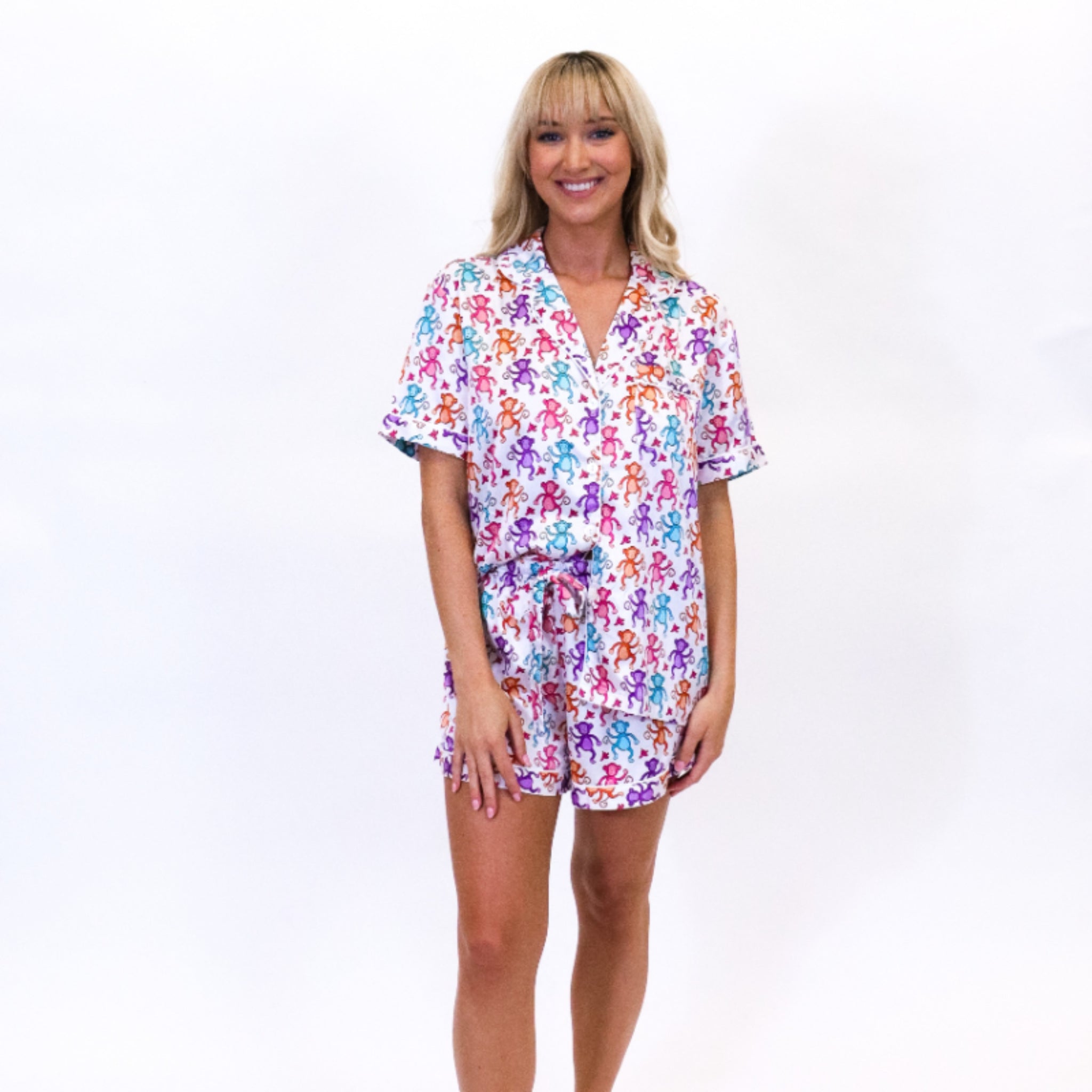 BaNaNa's Satin Pajama Short Set 2XL