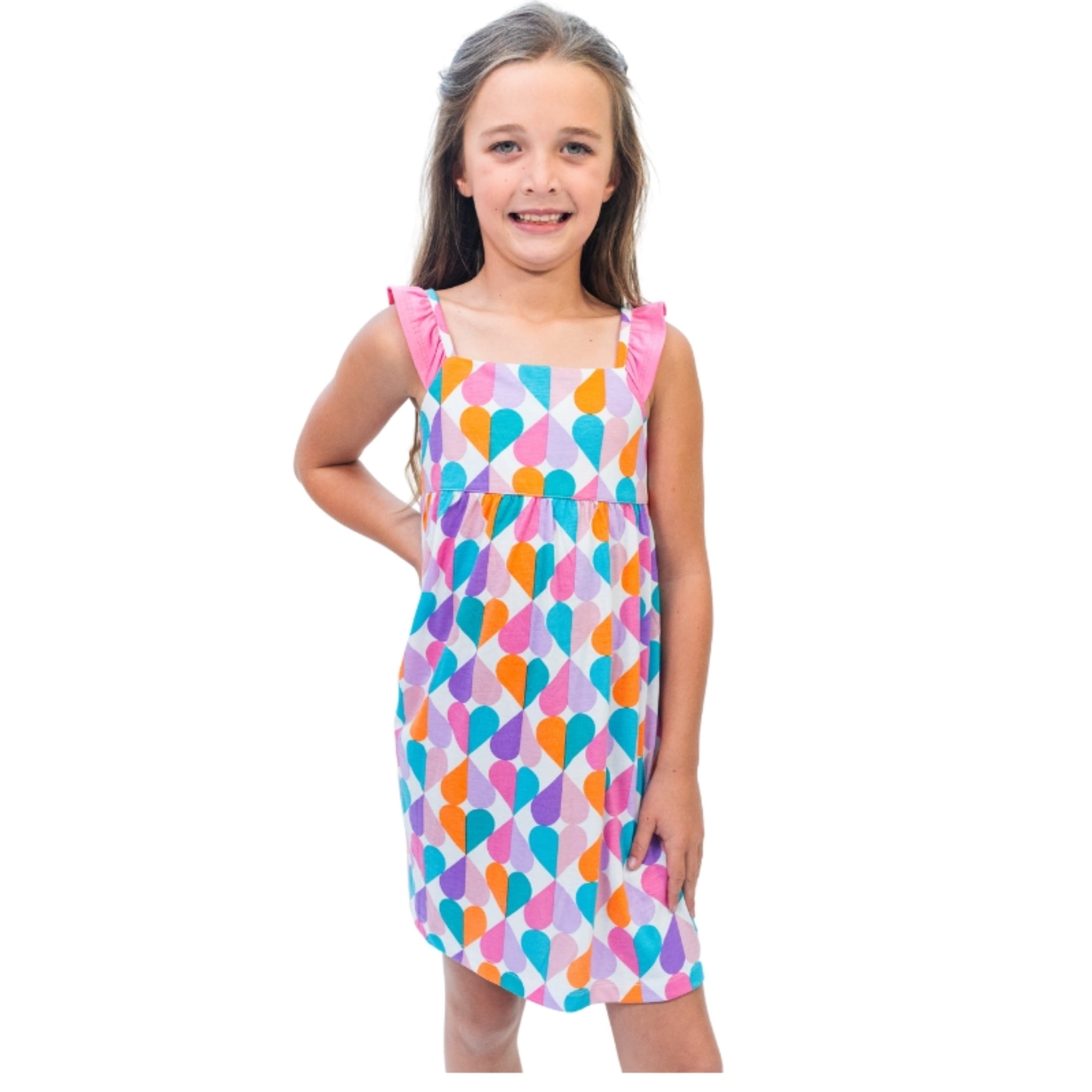 Kids Sweet Heart Jammie Gown XS