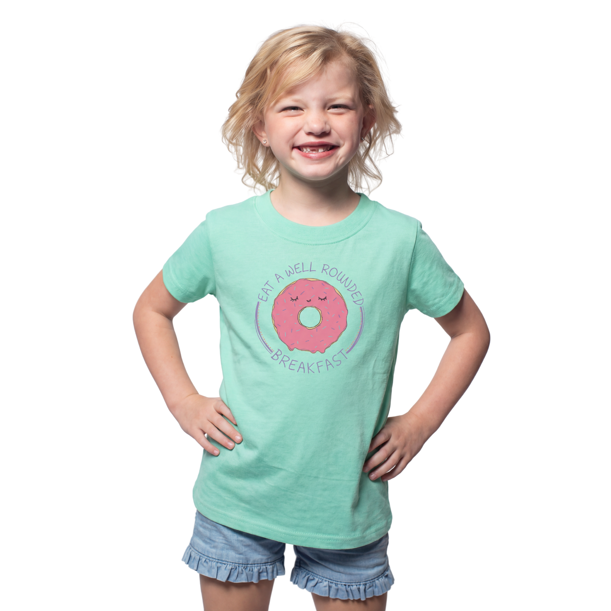Kids Eat A Well Rounded Breakfast T-Shirt
