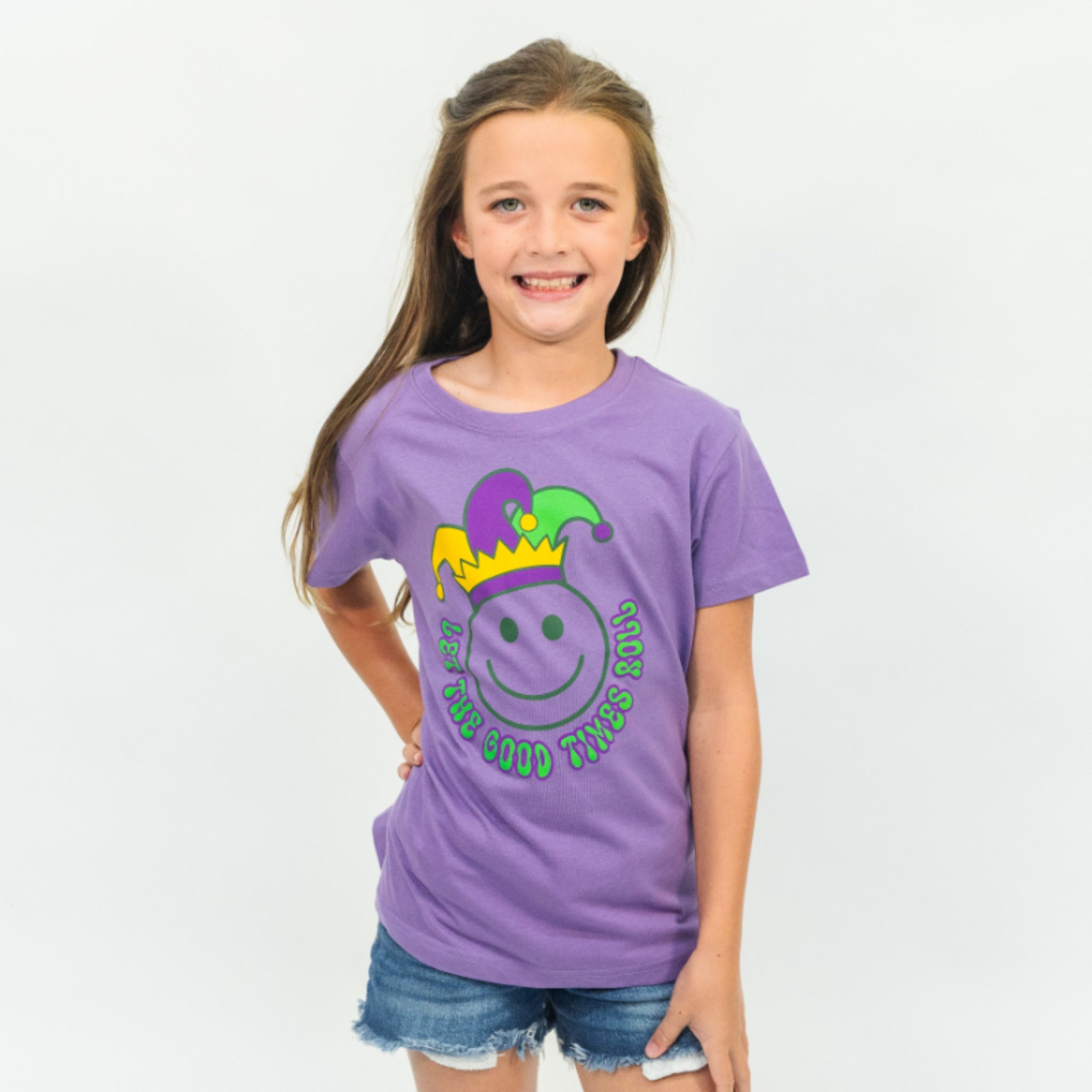 Kids Mardi Jester Crew Neck T-Shirt 2T