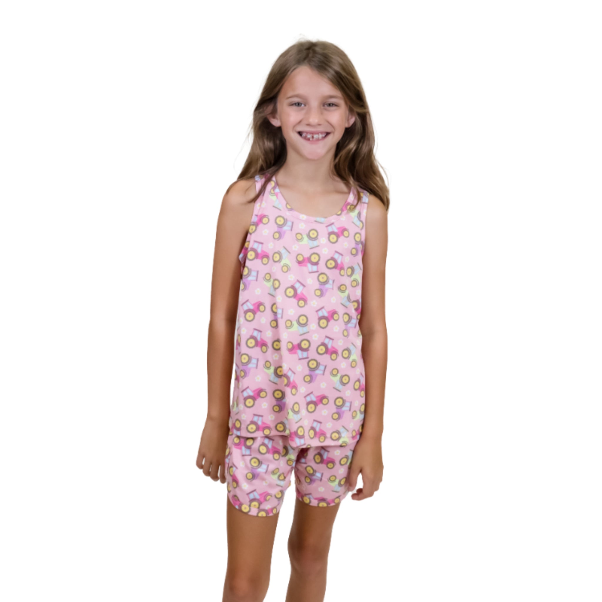 Kids Girls Hay Day Tank Top Jammie Short Set S
