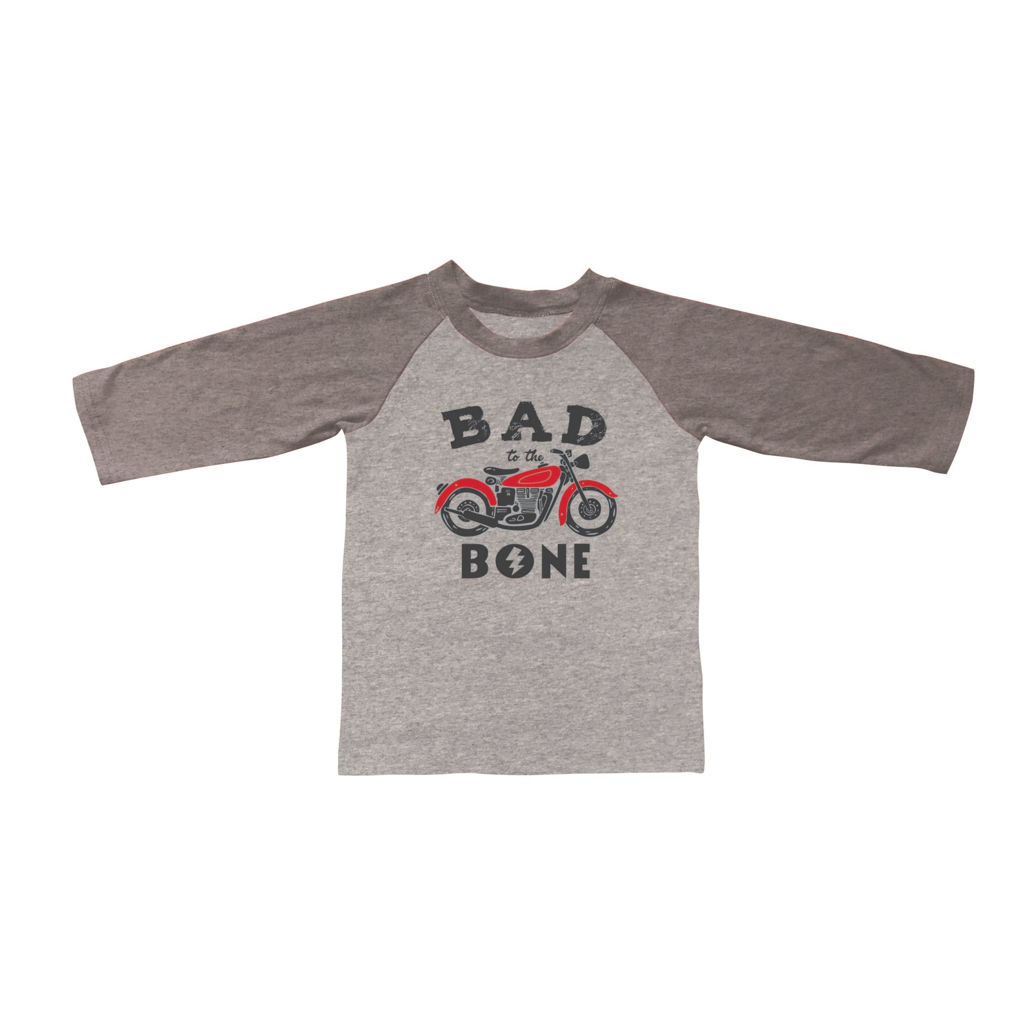Kids Bad To The Bone 3/4 Sleeve T-Shirt S