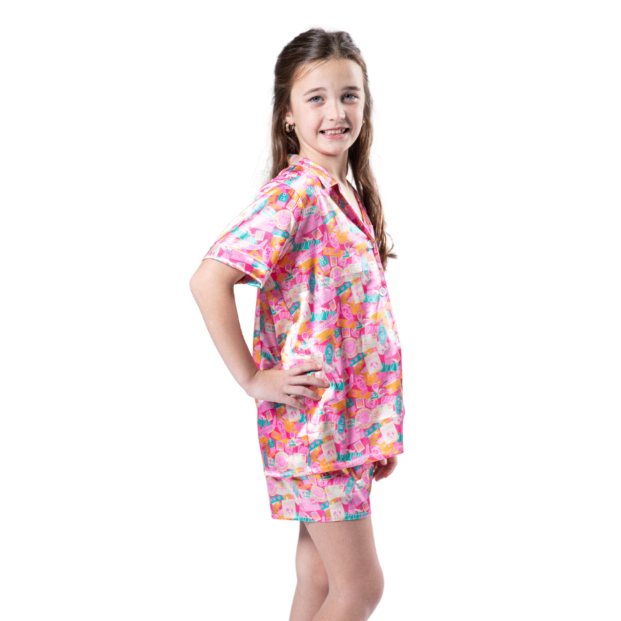 Kids Sweet Getaway Pajama Short Set