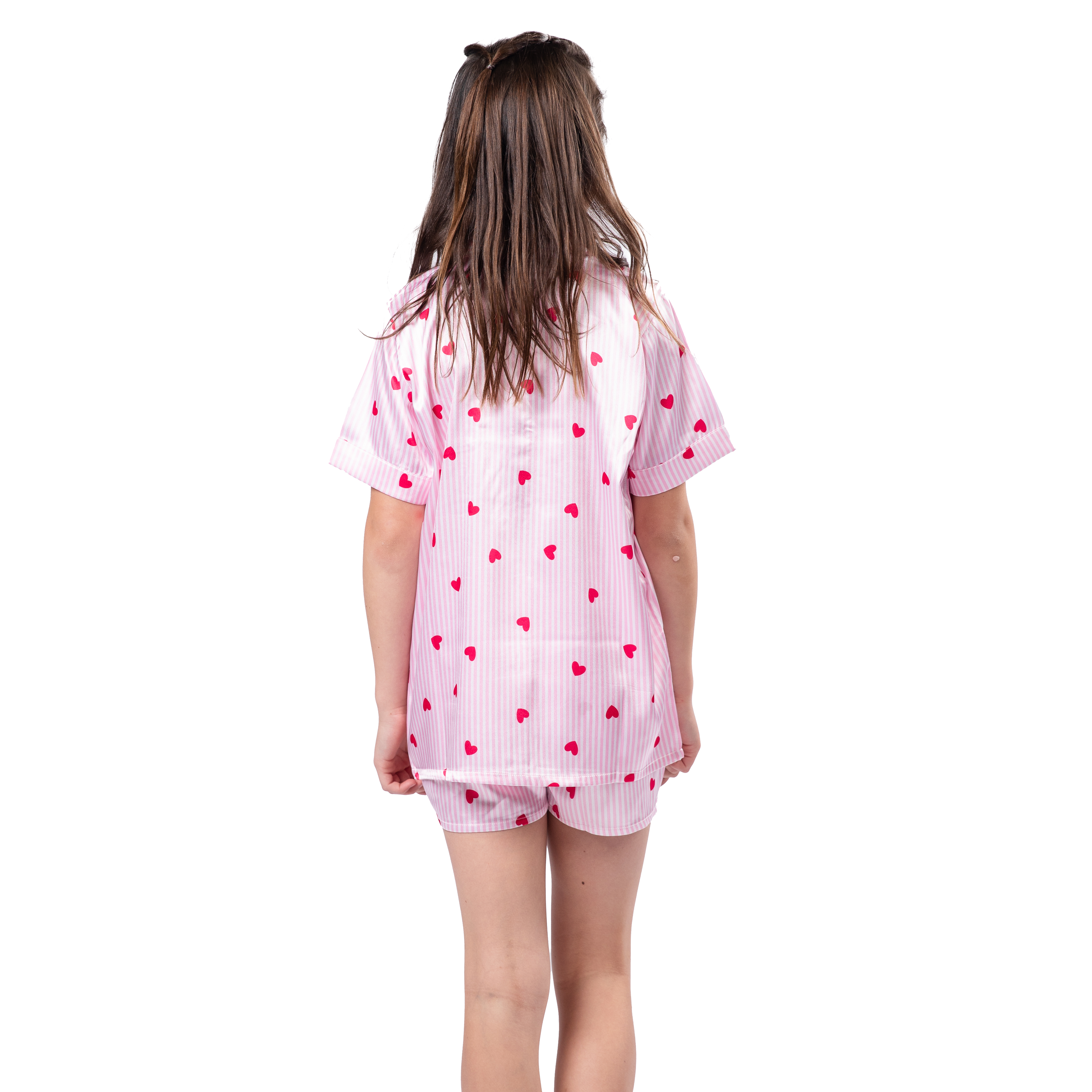 Kids With Love Satin Pajama Short Set