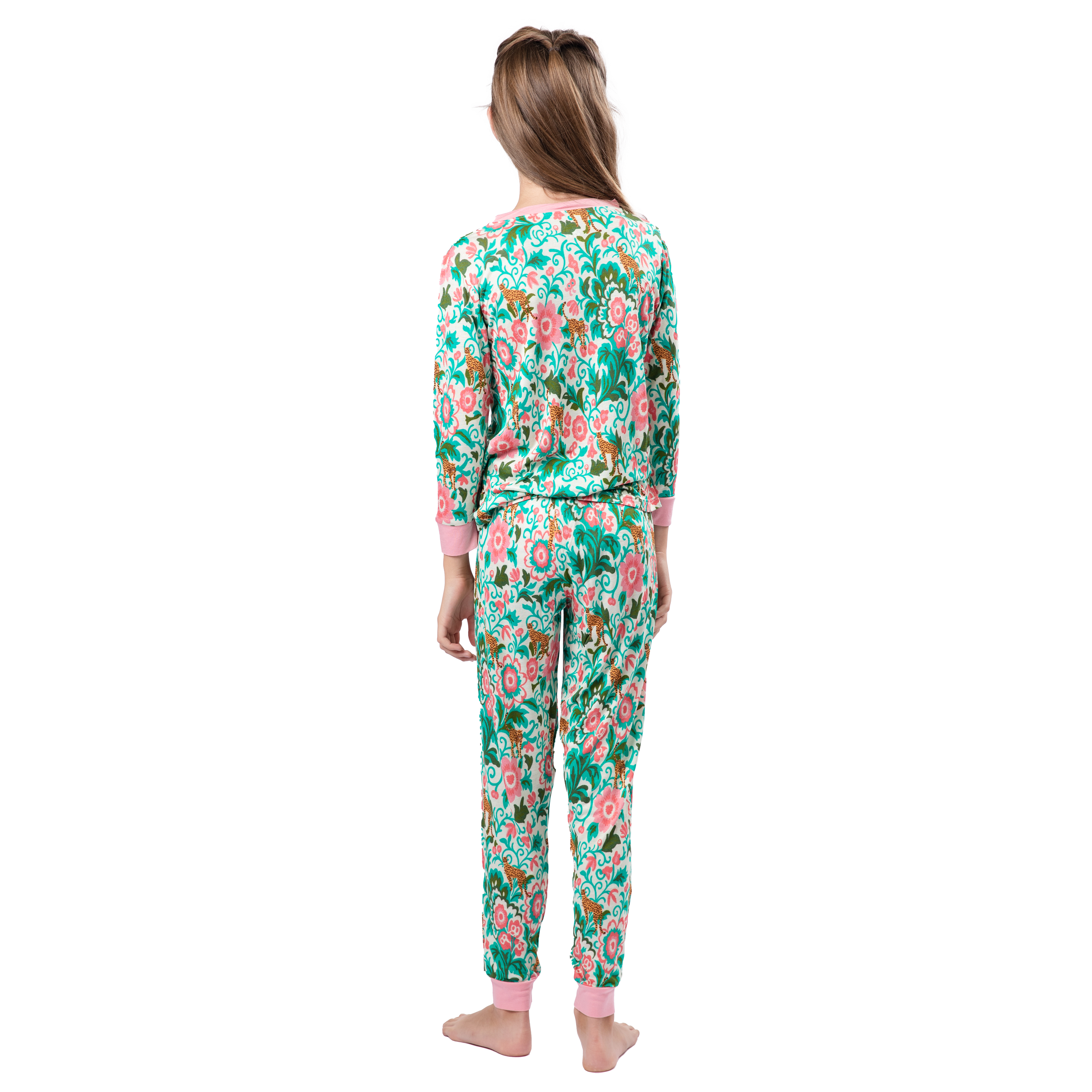 Kids Wild Blooms Bamboo Jogger Pant Set