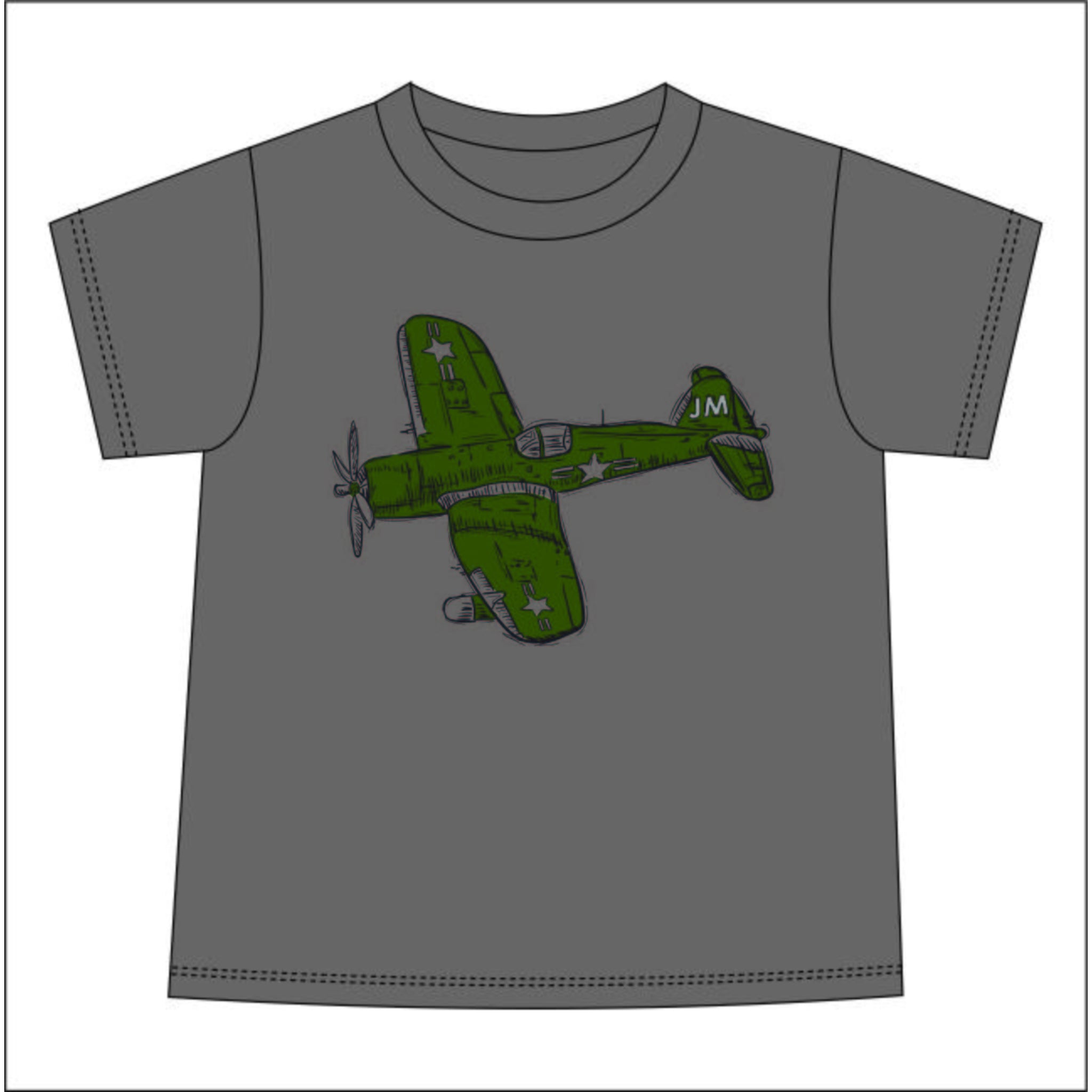 Kids Airplane T-Shirt XS