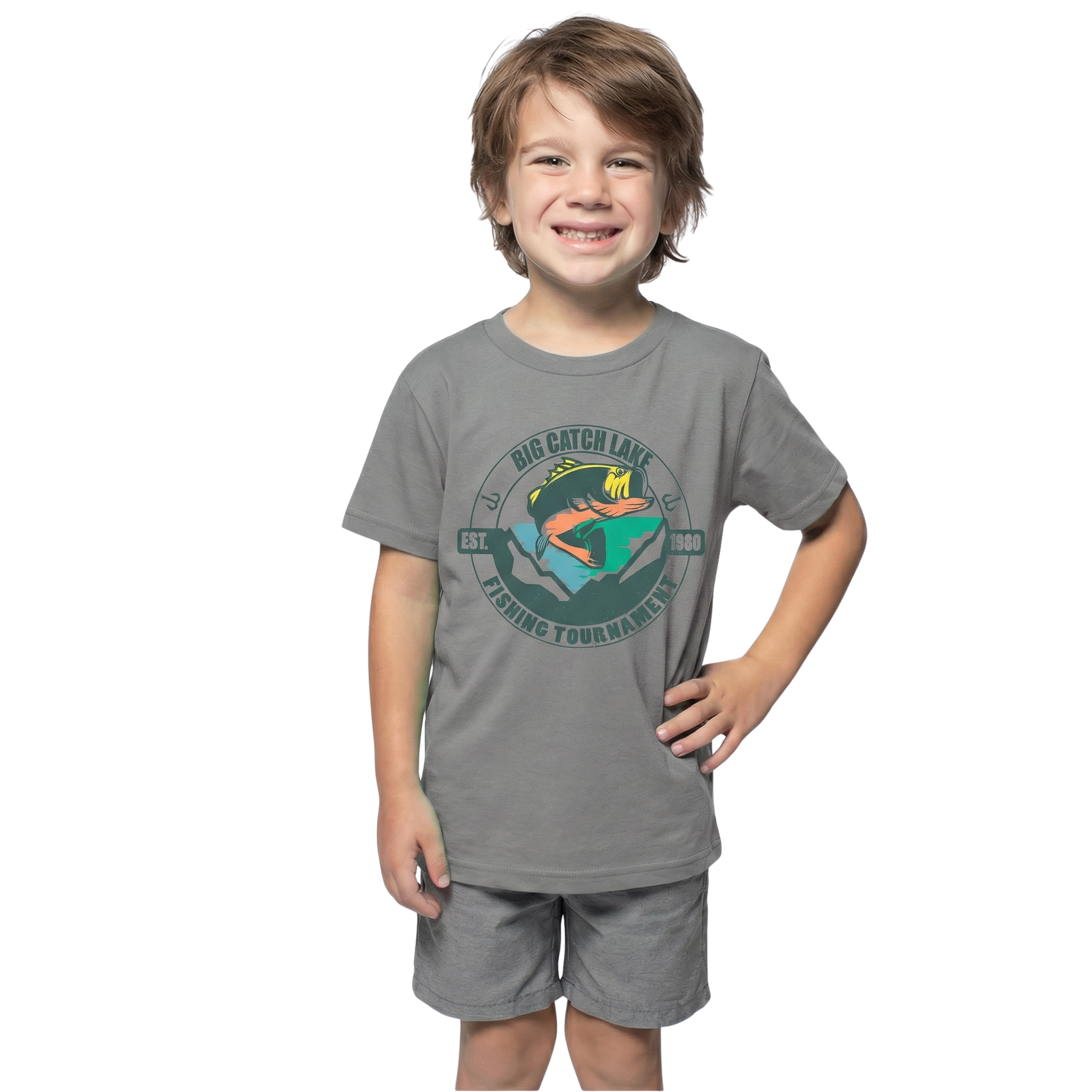 Kids Big Catch Lake T-Shirt