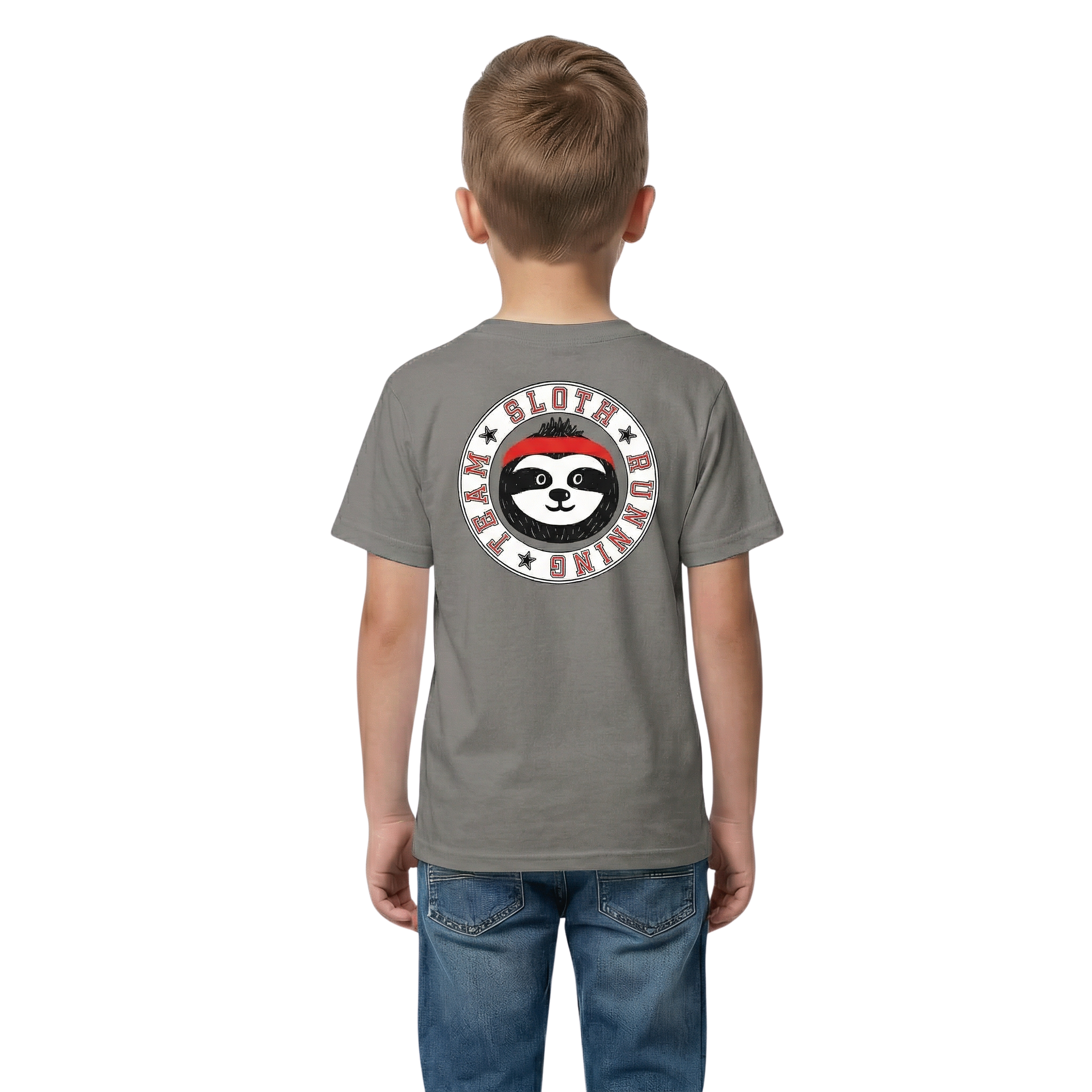 Kids Team Sloth Running T-Shirt